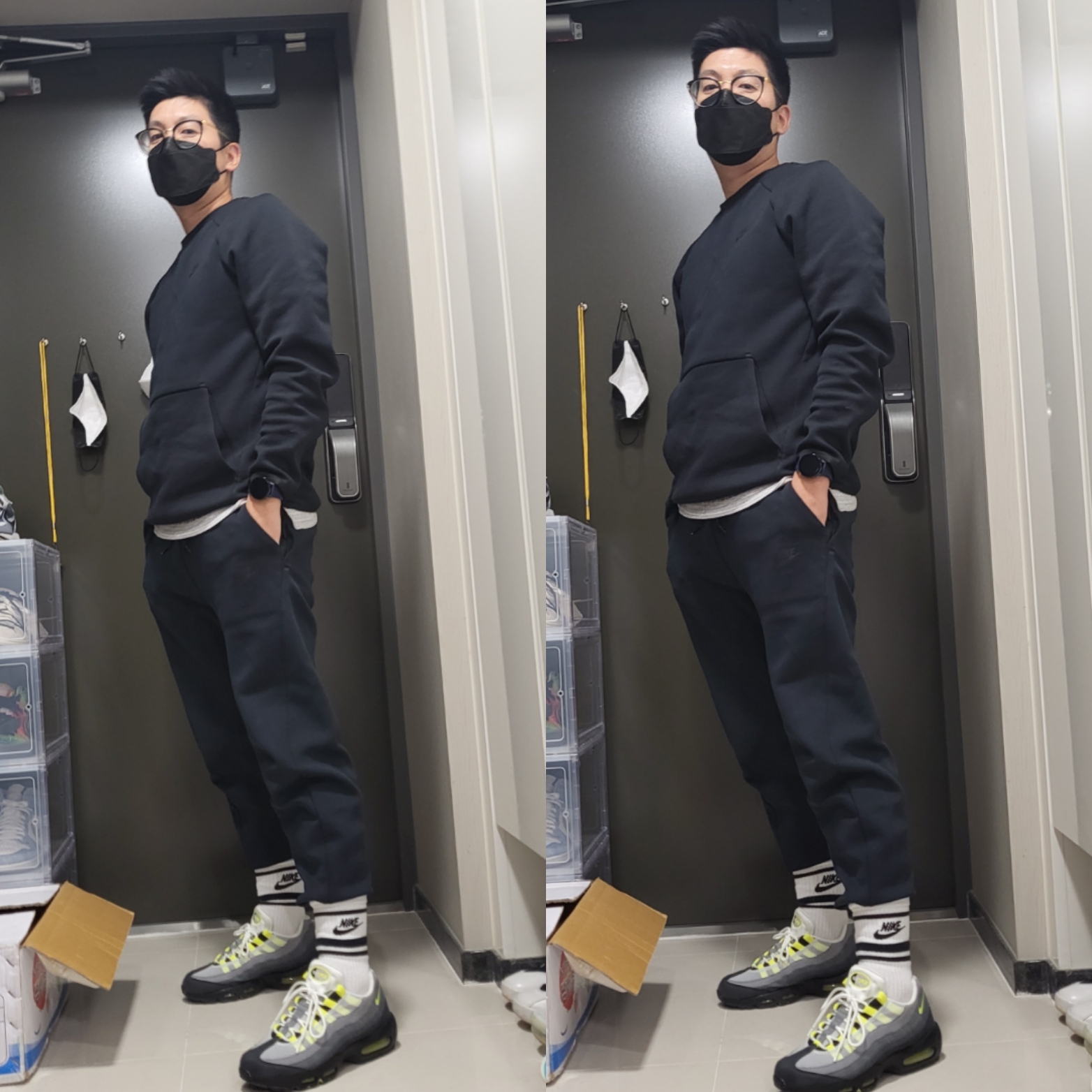 Nike Air Max 95 OG Neon Yellow 2020 착용 스타일