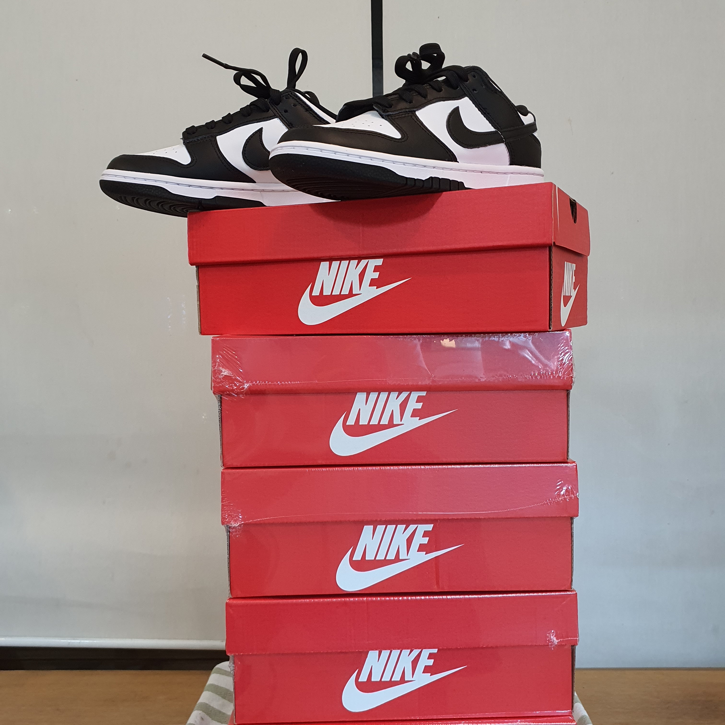 (W) Nike Dunk Low Black, Nike Dunk Low Retro Black 착용 스타일