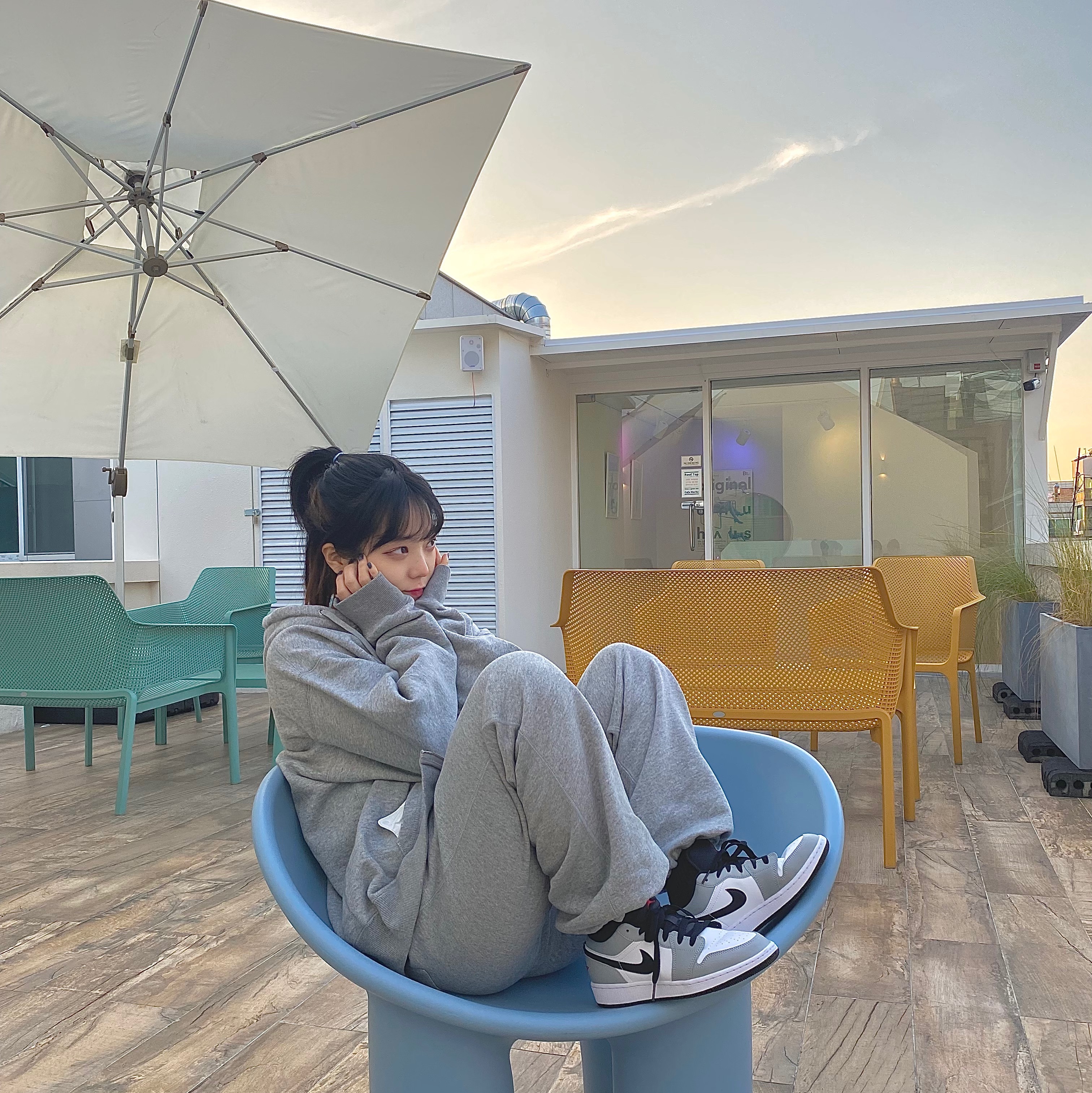 (GS) Jordan 1 Low Light Smoke Grey 착용 스타일