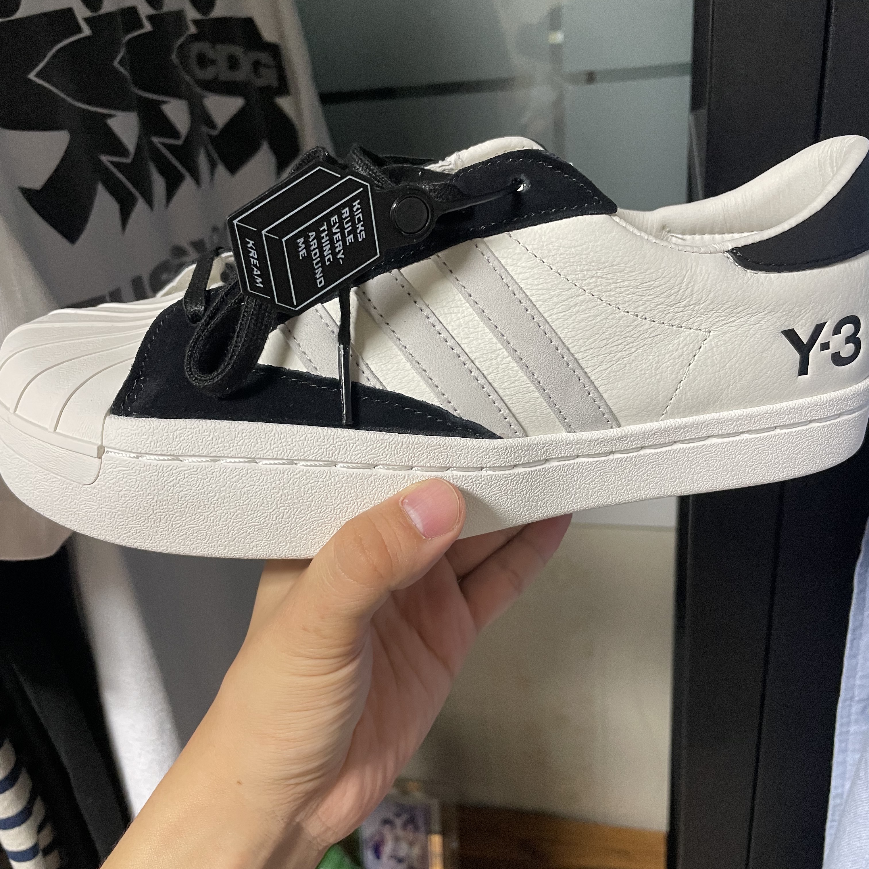 Y-3 Yohji Star White 착용 스타일 - 2