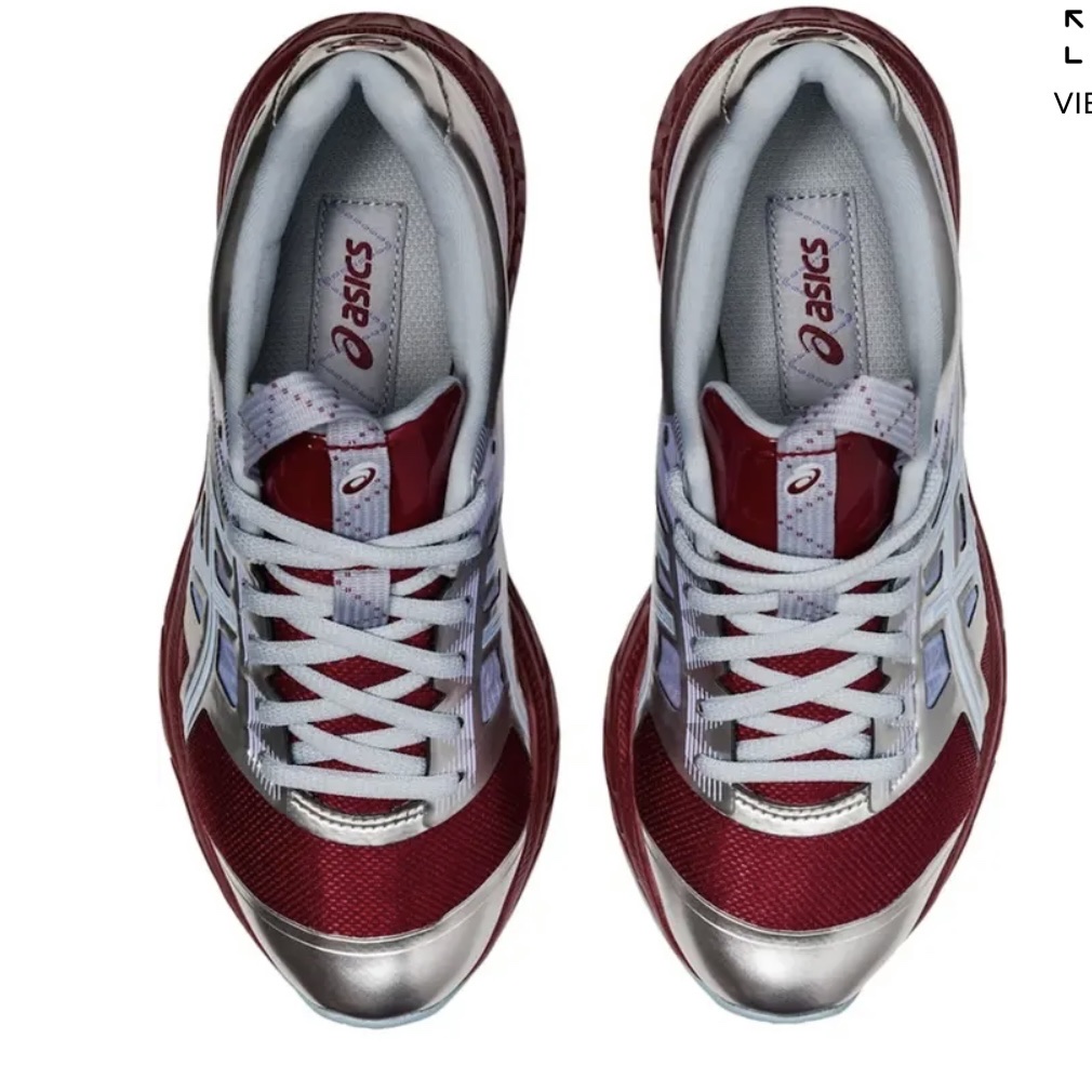 (W) Asics FN2-S Gel-Contend 5 Beet Juice Pure Silver 착용 스타일 - 3