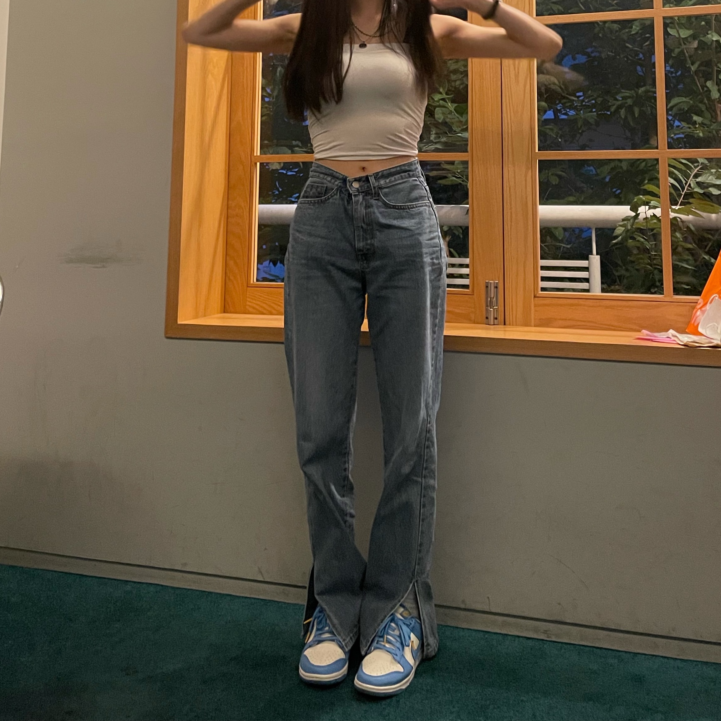 (W) Nike Dunk Low Coast 착용 스타일