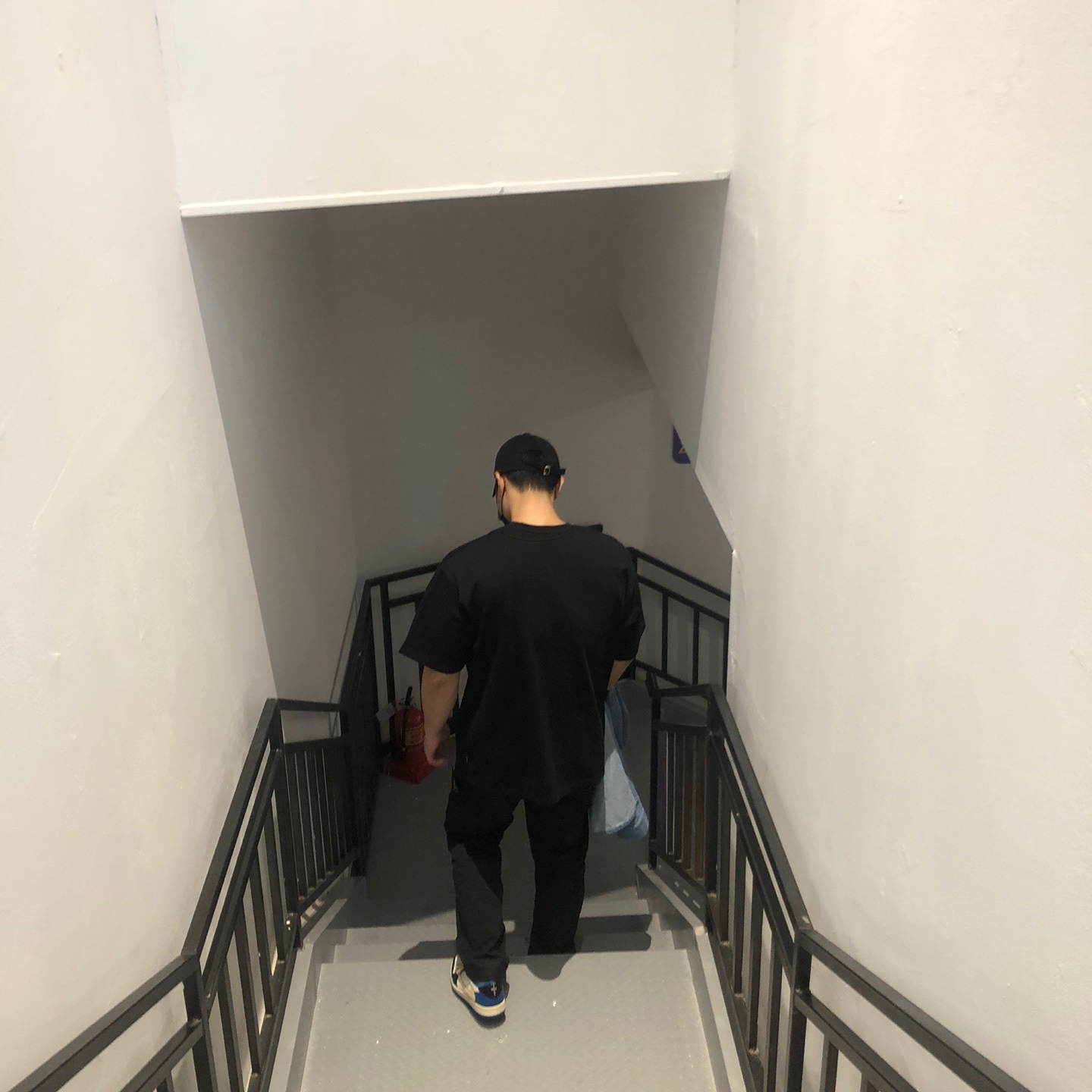 Jordan 1 x Travis Scott x Fragment Retro Low OG SP Military Blue 착용 스타일