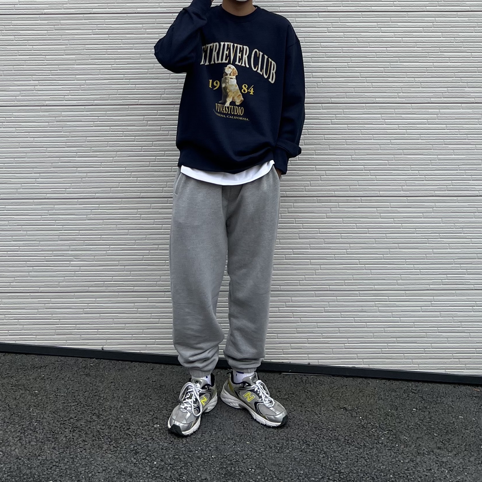 New Balance 530 Silver 착용 스타일