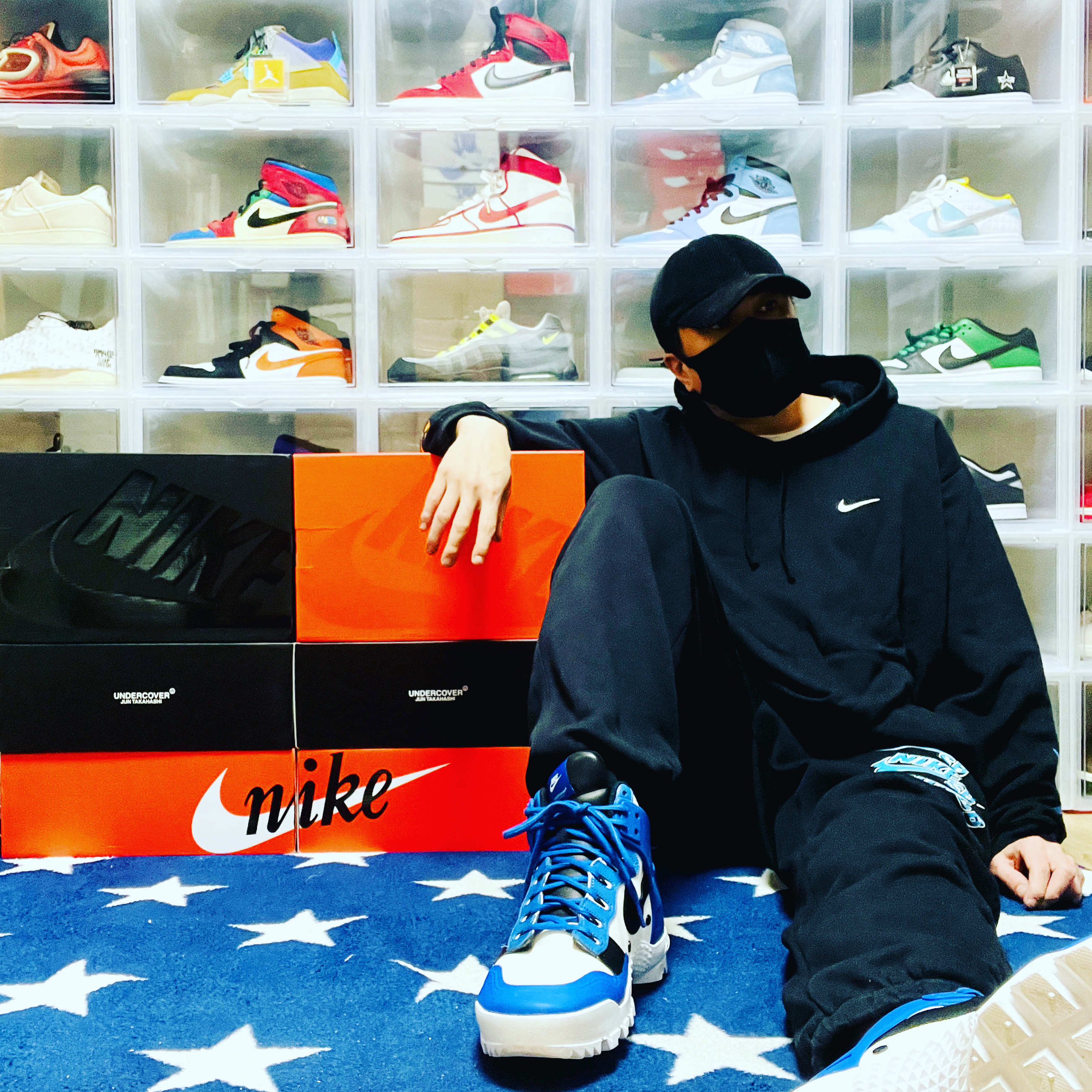 Nike x Undercover SFB Jungle Dunk White 착용 스타일