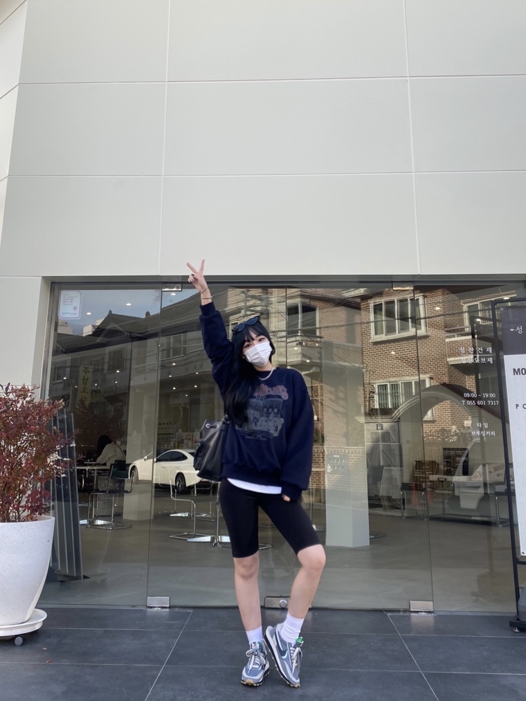 Nike x Sacai x Clot LDWaffle Cool Grey 착용 스타일