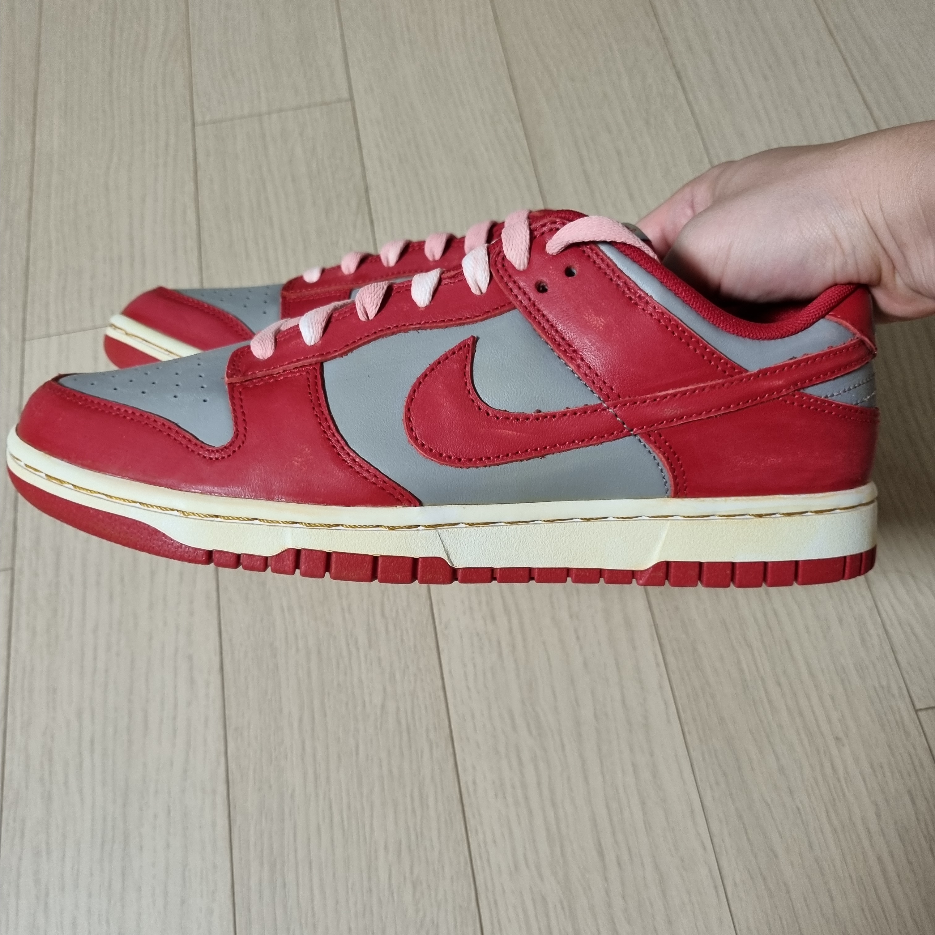 Nike Dunk Low Retro Medium Grey 착용 스타일 - 1
