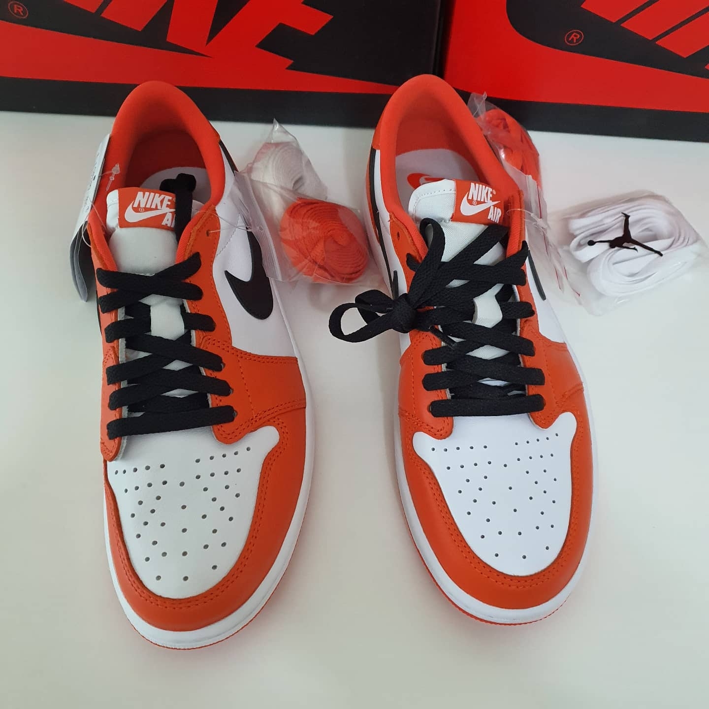 Jordan 1 Low OG Starfish, (W) Jordan 1 Low OG Starfish 착용 스타일 - 4