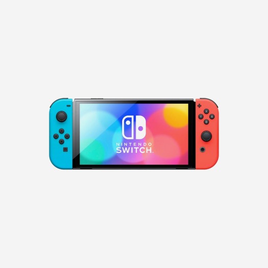 Nintendo Switch OLED Neon Blue Neon Red (Korean Ver.)
