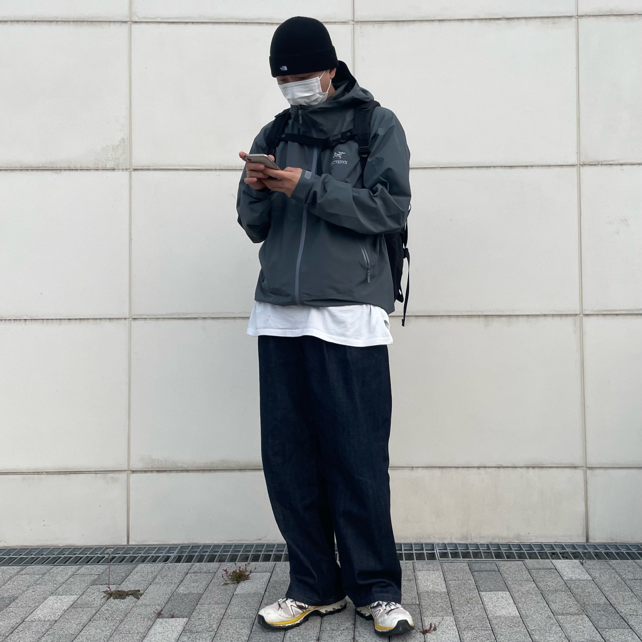 Arc'teryx Zeta SL Jacket Microchip, Salomon XT-Quest ADV Vanilla Ice 착용 스타일 - 1
