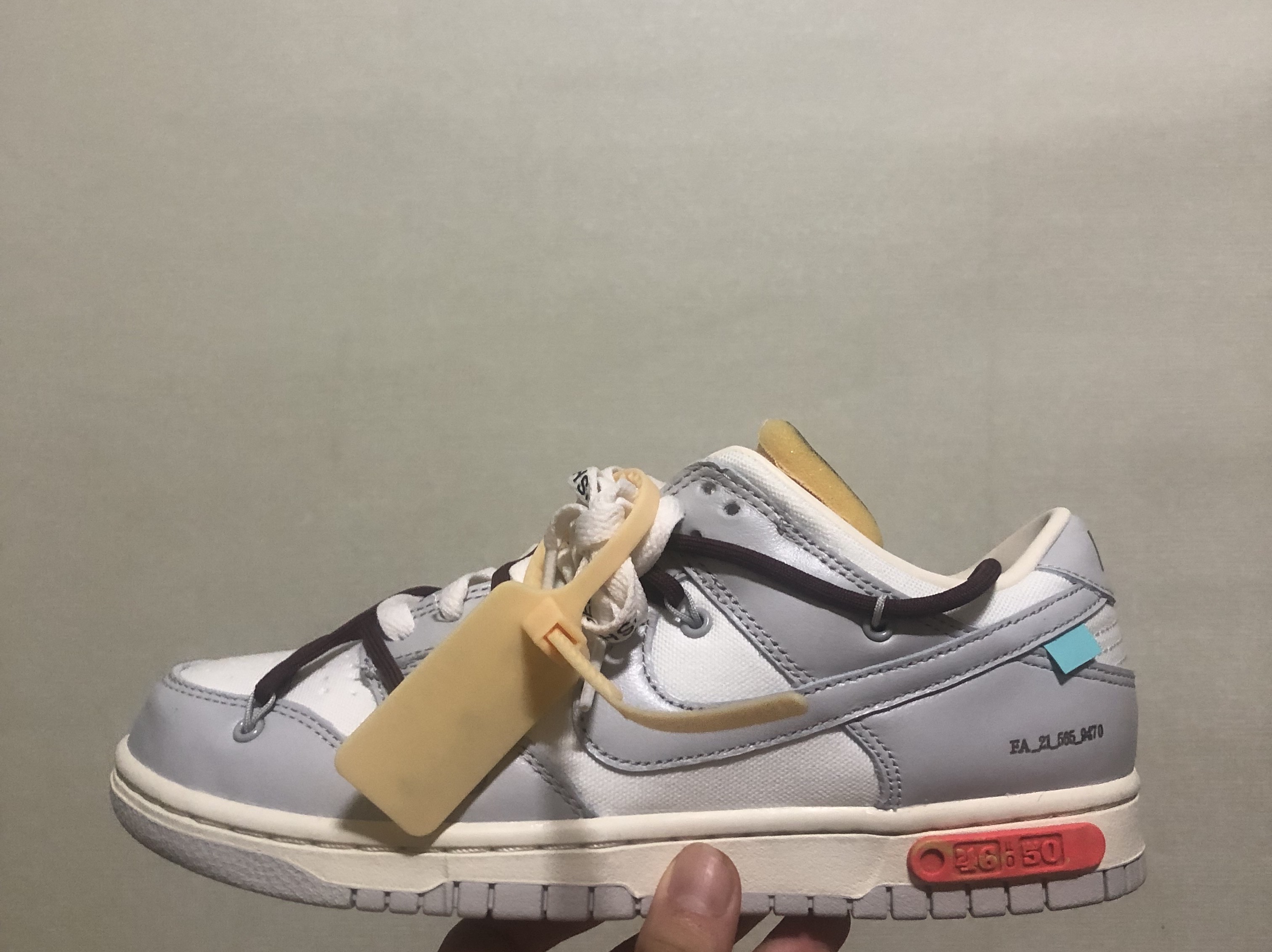 Nike x Off-White Dunk Low The 50 - Lot 46 착용 스타일 - 1