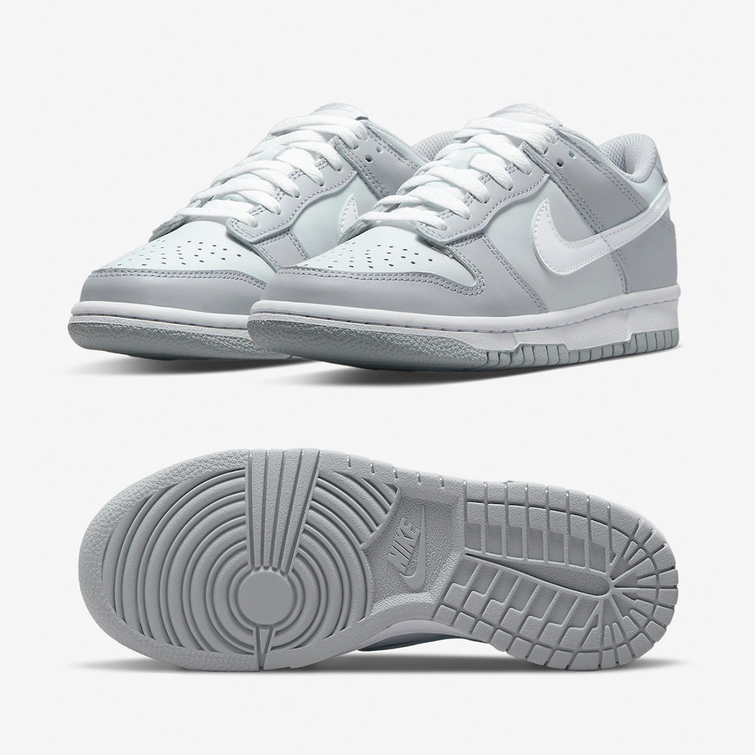 (GS) Nike Dunk Low Wolf Grey 착용 스타일 - 2