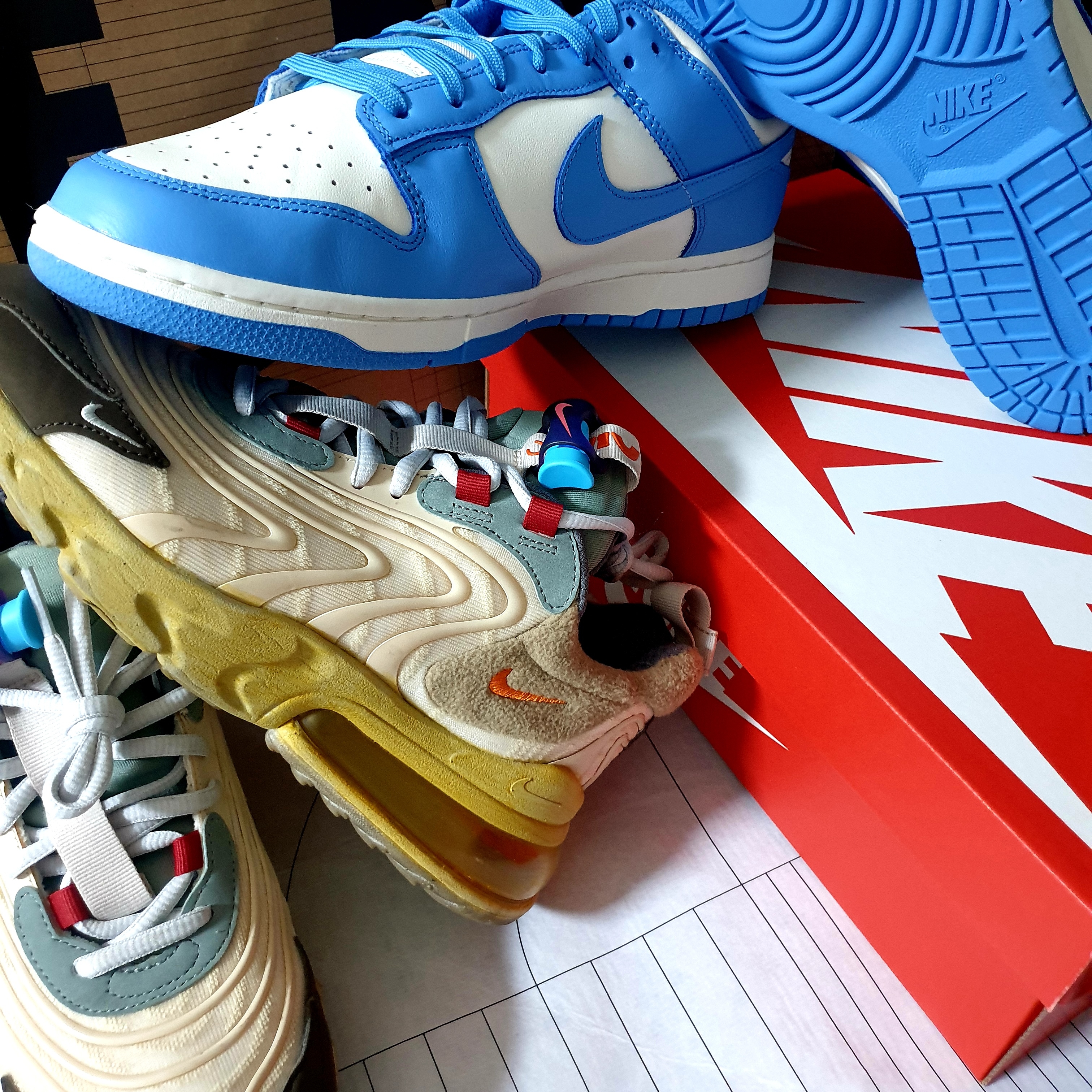 Nike x Travis Scott Air Max 270 React Cactus Trails 착용 스타일
