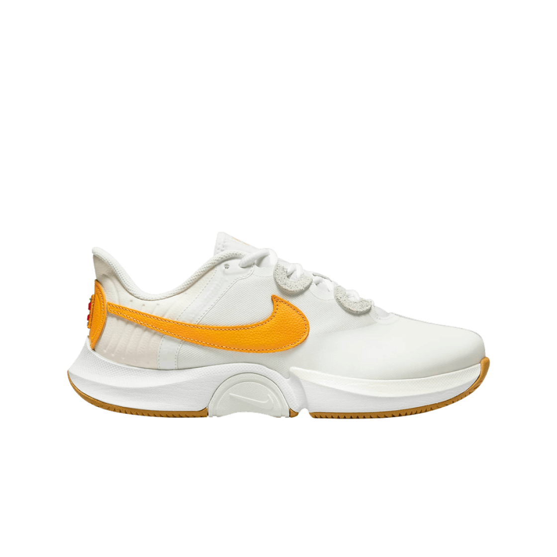 CK7513-155 Nike Court Air Zoom GP Turbo White University Gold
