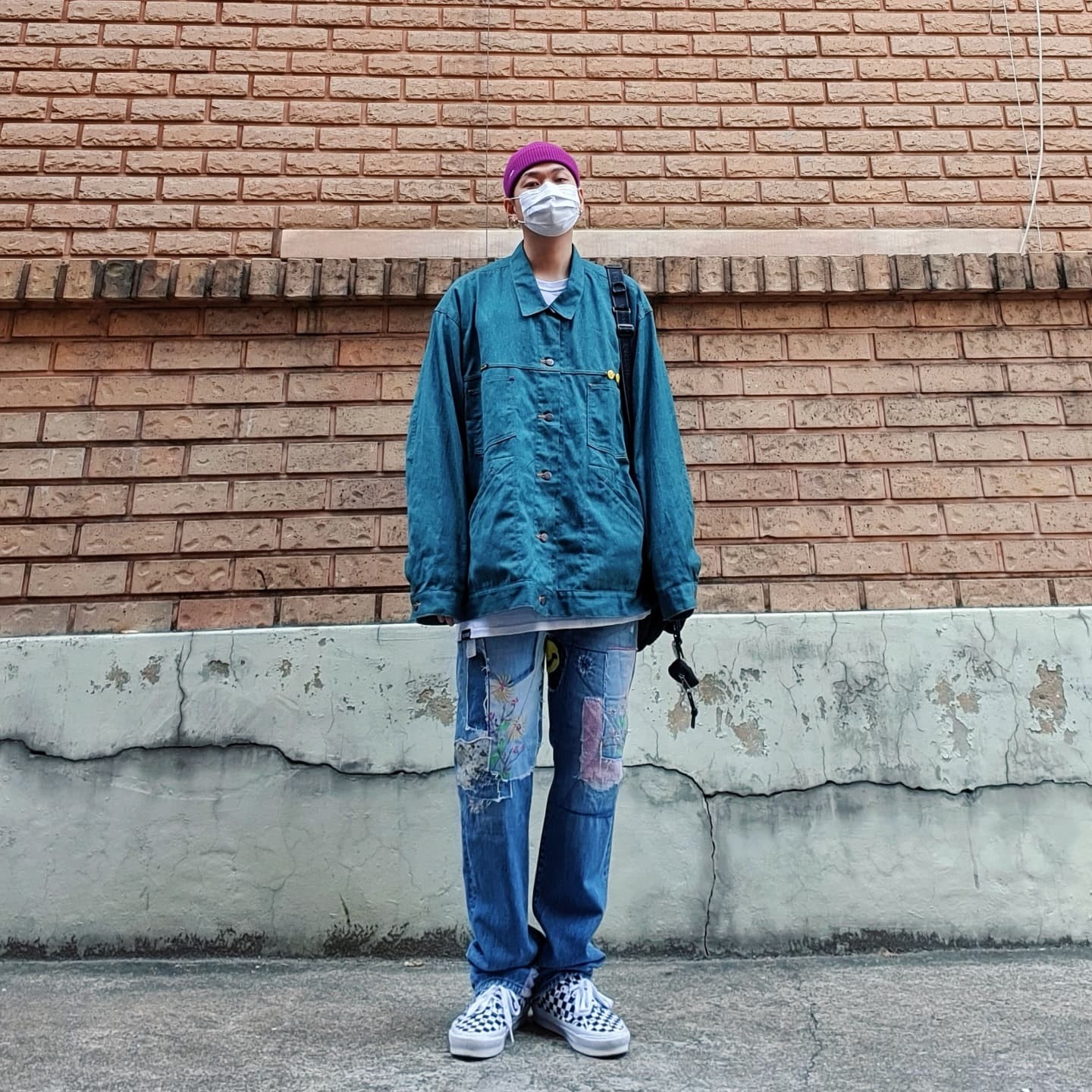 Vans Vault OG Era LX Checkerboard 착용 스타일 - 1
