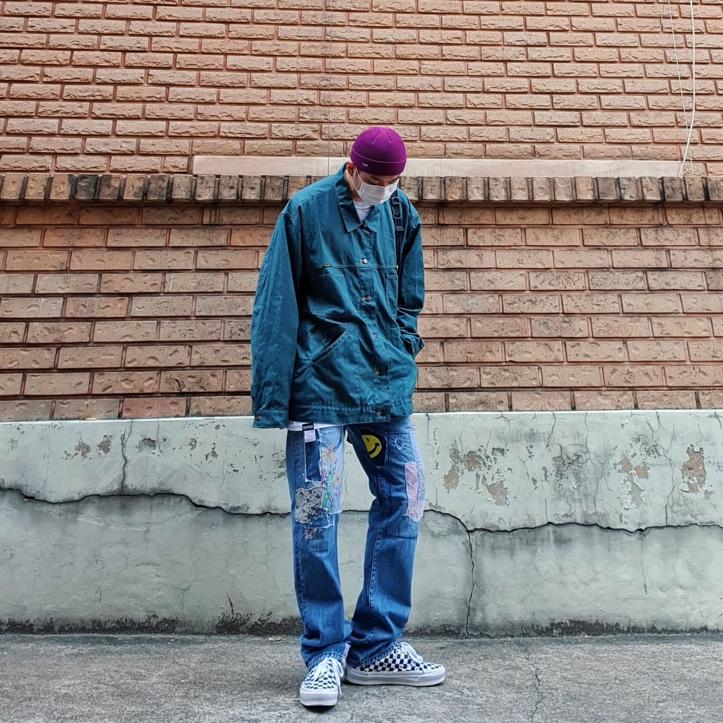 Vans Vault OG Era LX Checkerboard 착용 스타일 - 2