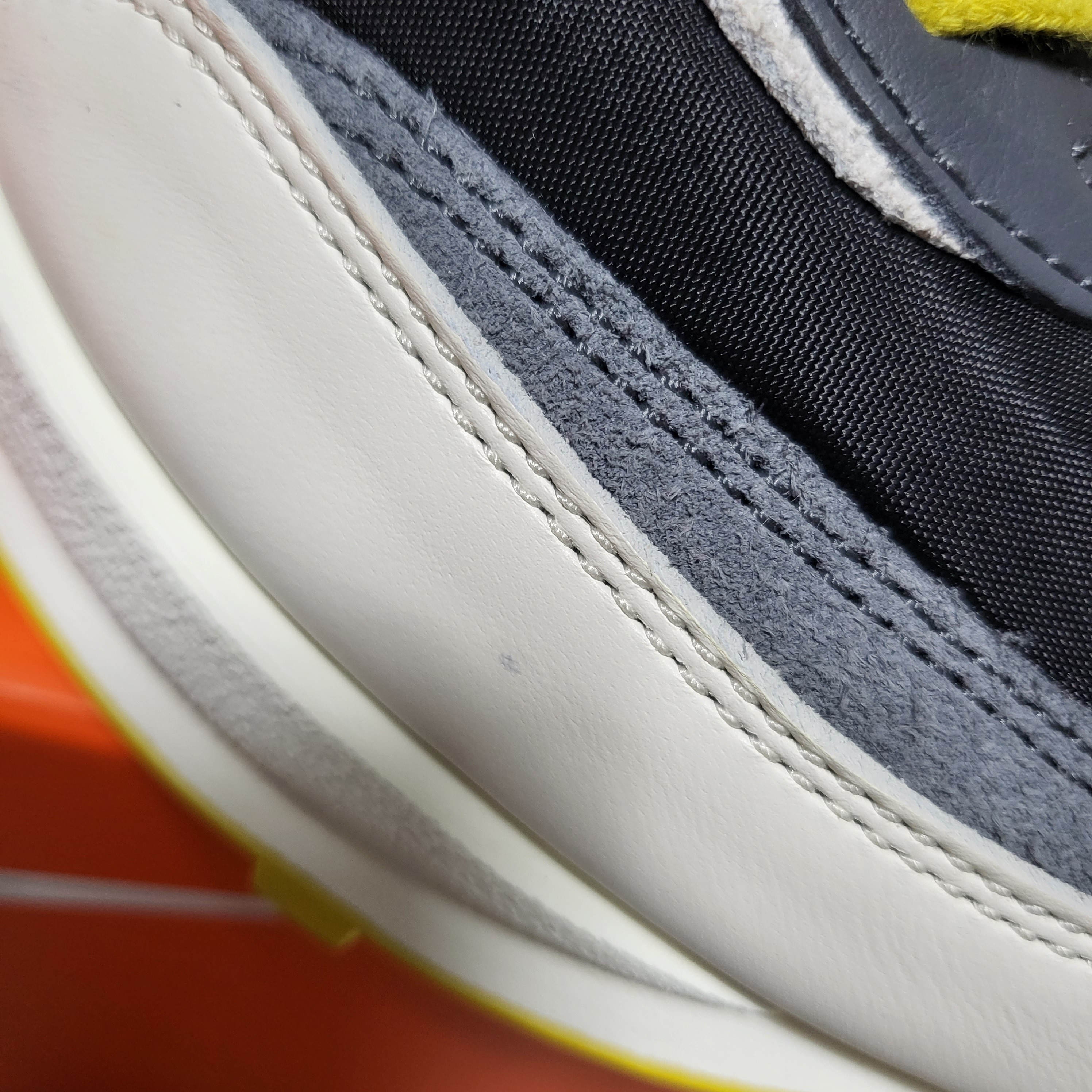 Nike x Sacai x Undercover LDWaffle Black Bright Citron 착용 스타일 - 2