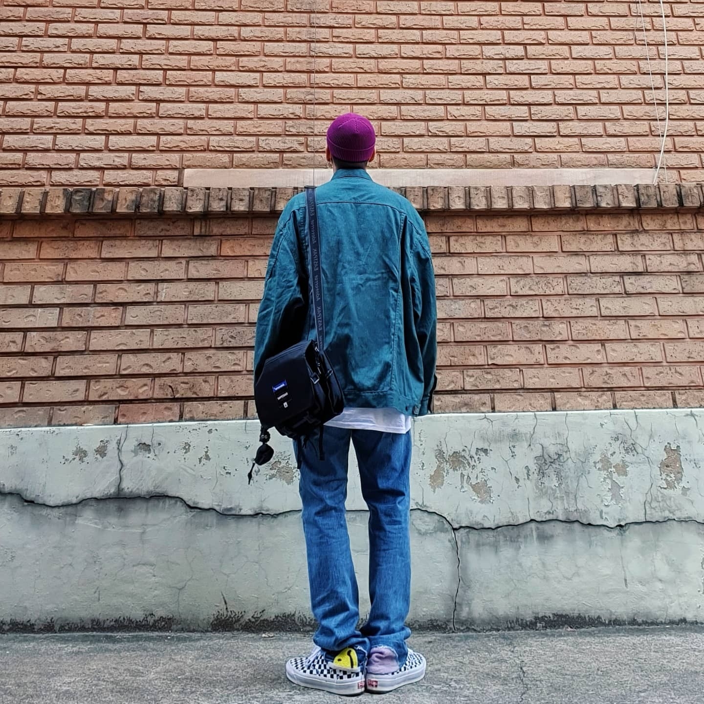 Vans Vault OG Era LX Checkerboard 착용 스타일 - 3