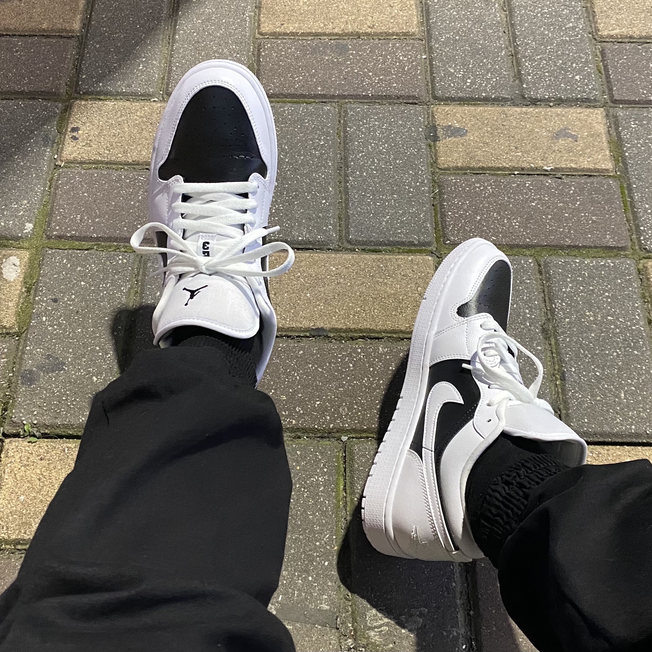 (W) Jordan 1 Low Panda 착용 스타일