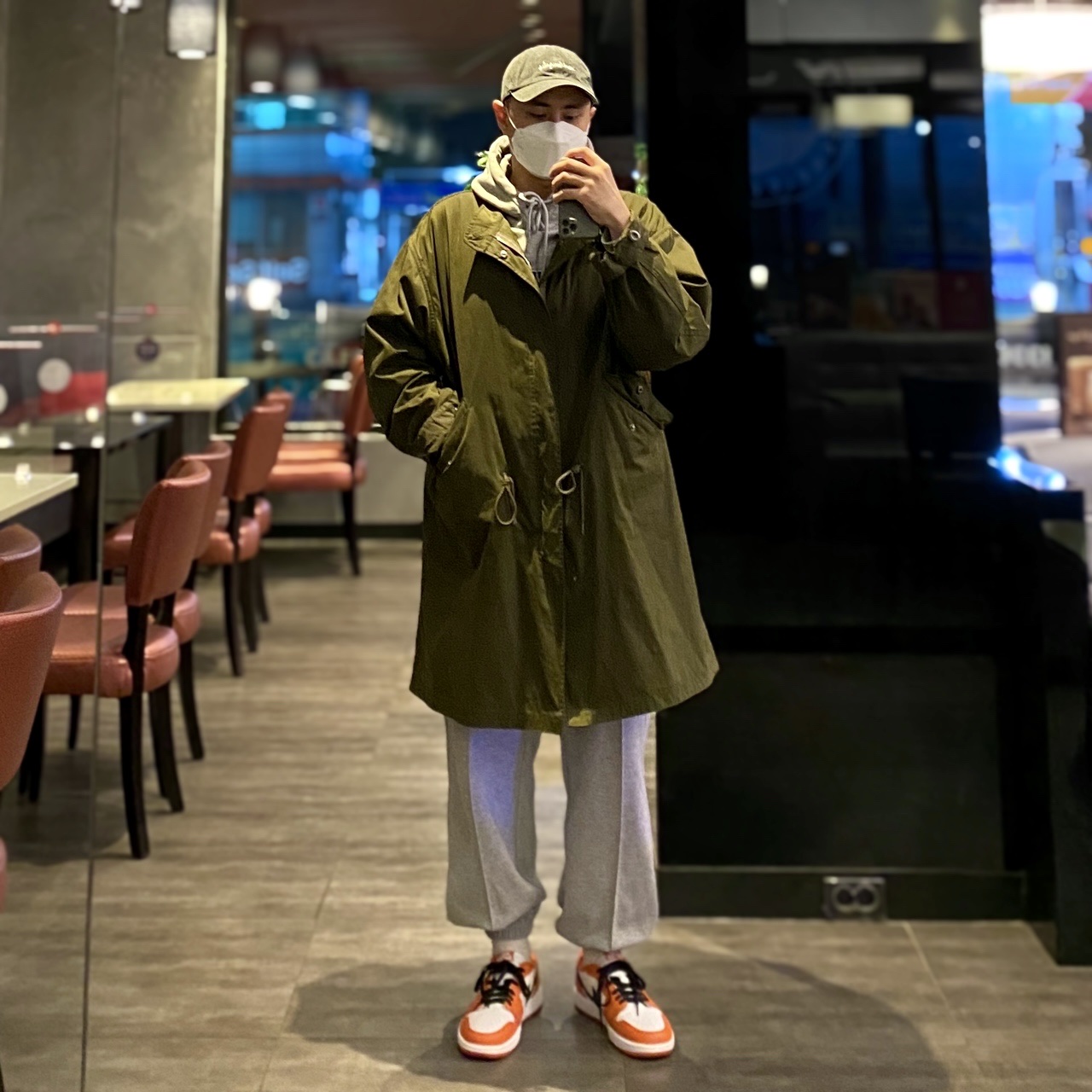 Jordan 1 Low OG Starfish 착용 스타일 - 1