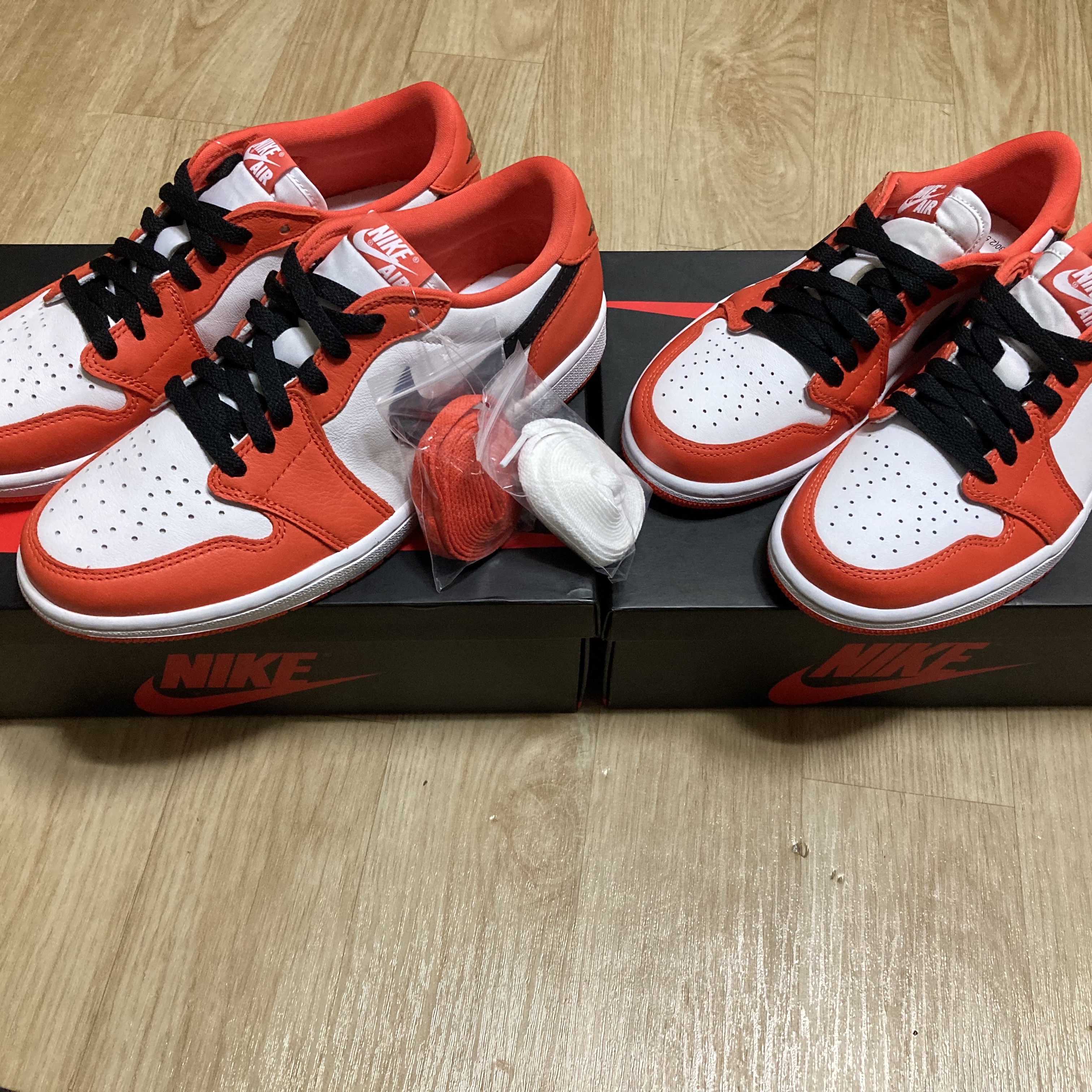 Jordan 1 Low OG Starfish, (W) Jordan 1 Low OG Starfish 착용 스타일