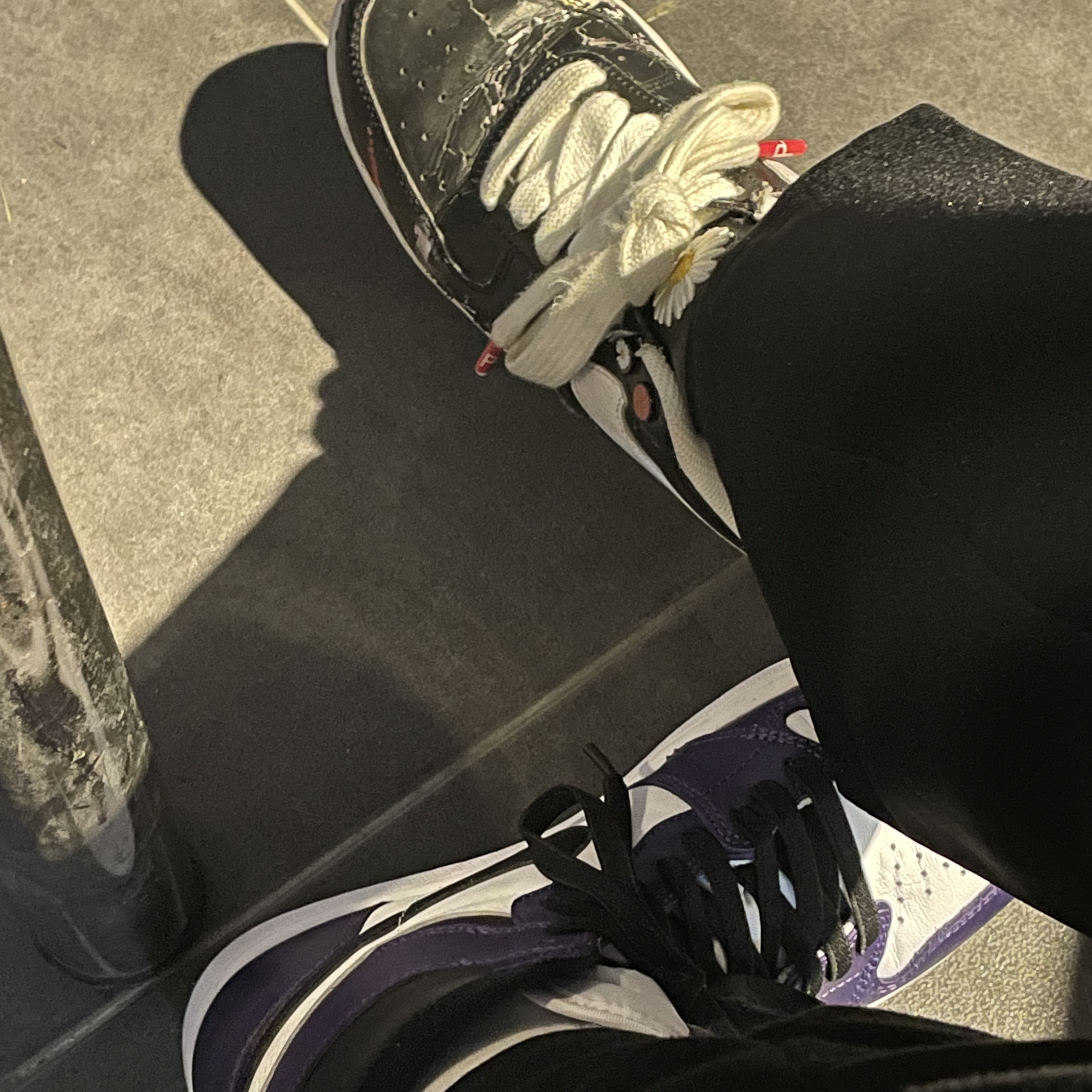 Jordan 1 Retro High OG Court Purple 2020 착용 스타일 - 2