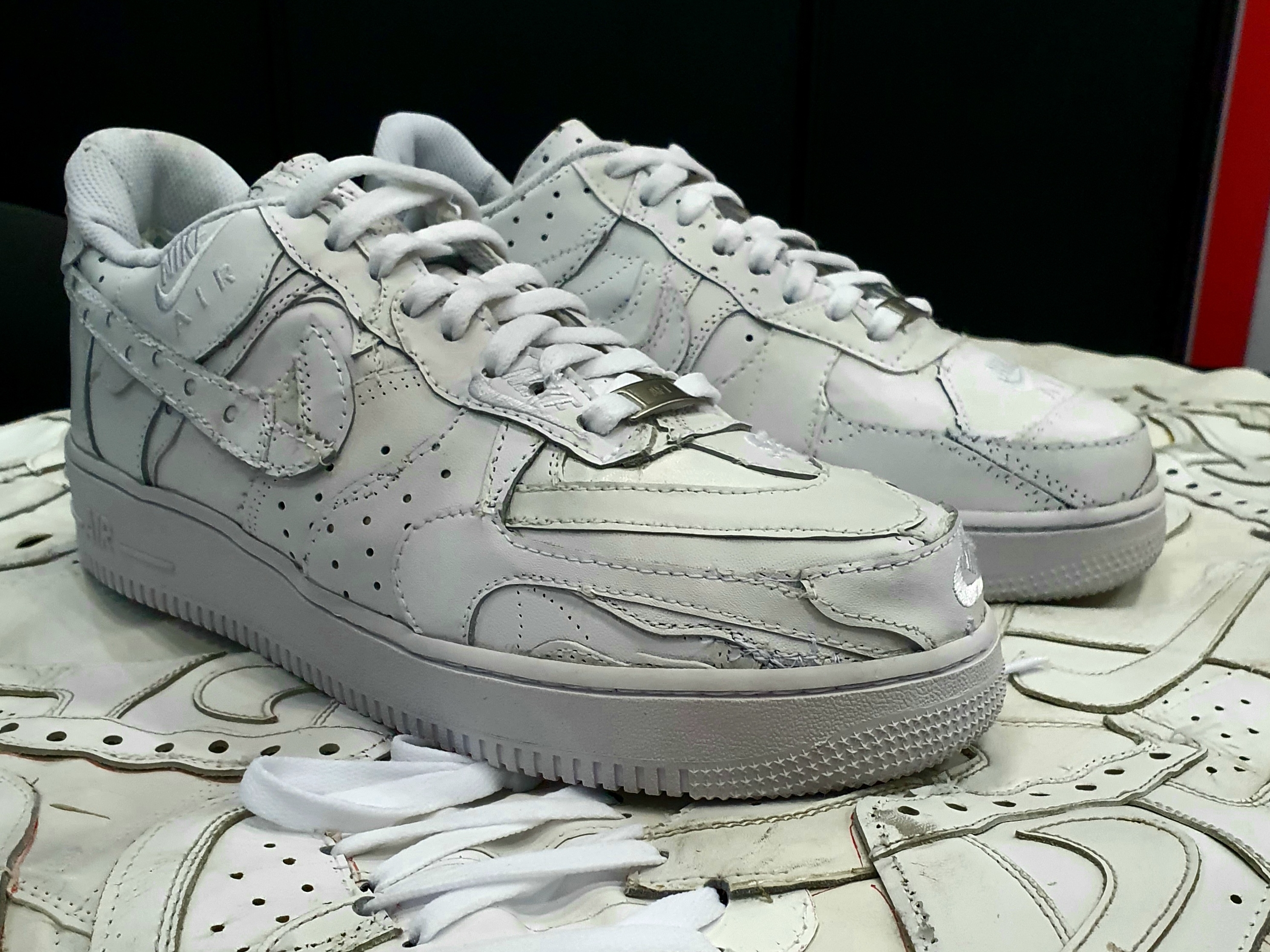 Nike Air Force 1 '07 Low White, Jordan 1 Retro High OG Chicago 2015 착용 스타일 - 2