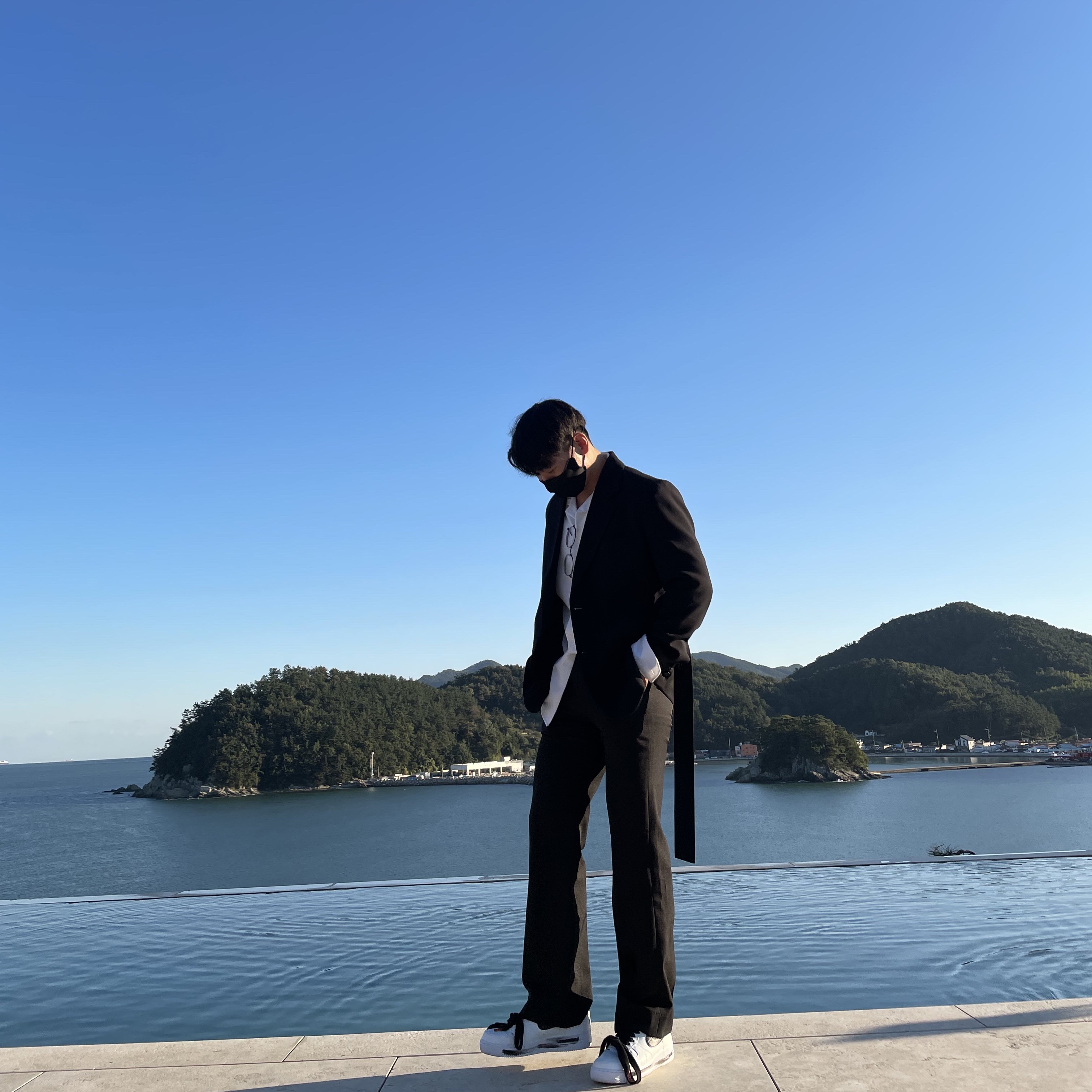 Nike x Peaceminusone Air Force 1 Low Para-Noise 2.0 착용 스타일 - 3