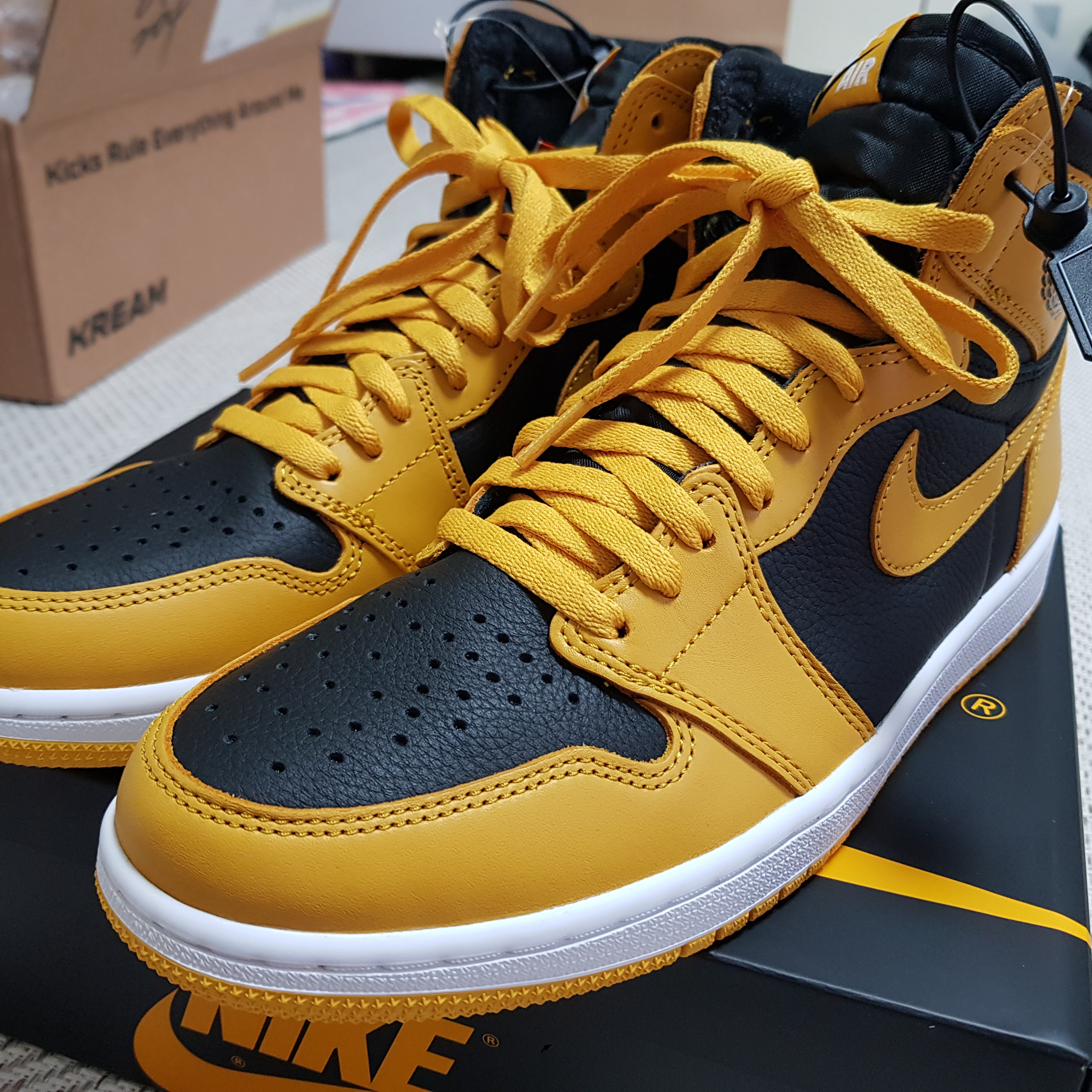 Jordan 1 Retro High OG Pollen 착용 스타일 - 1
