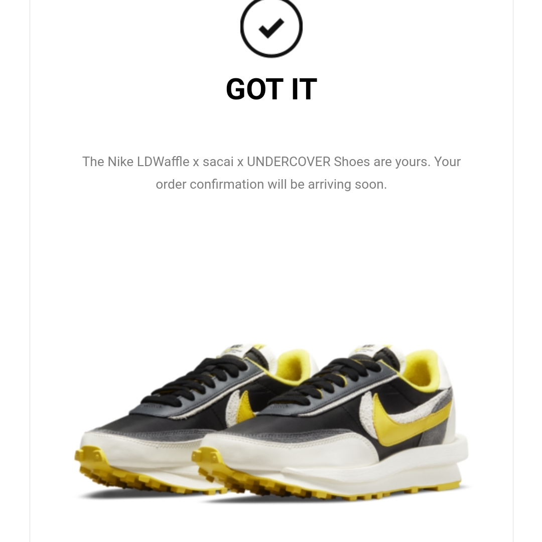 Nike x Sacai x Undercover LDWaffle Black Bright Citron 착용 스타일