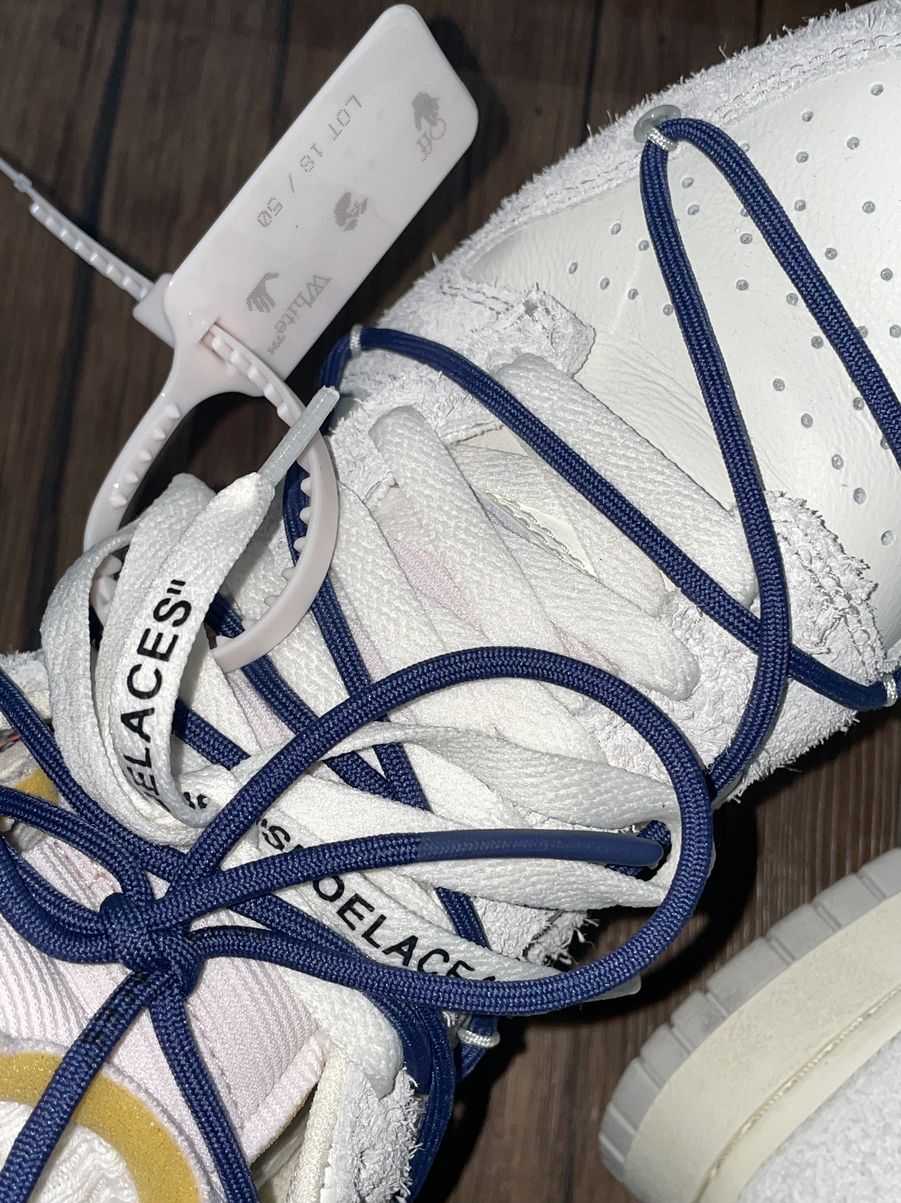 Nike x Off-White Dunk Low The 50 - Lot 18 착용 스타일 - 2