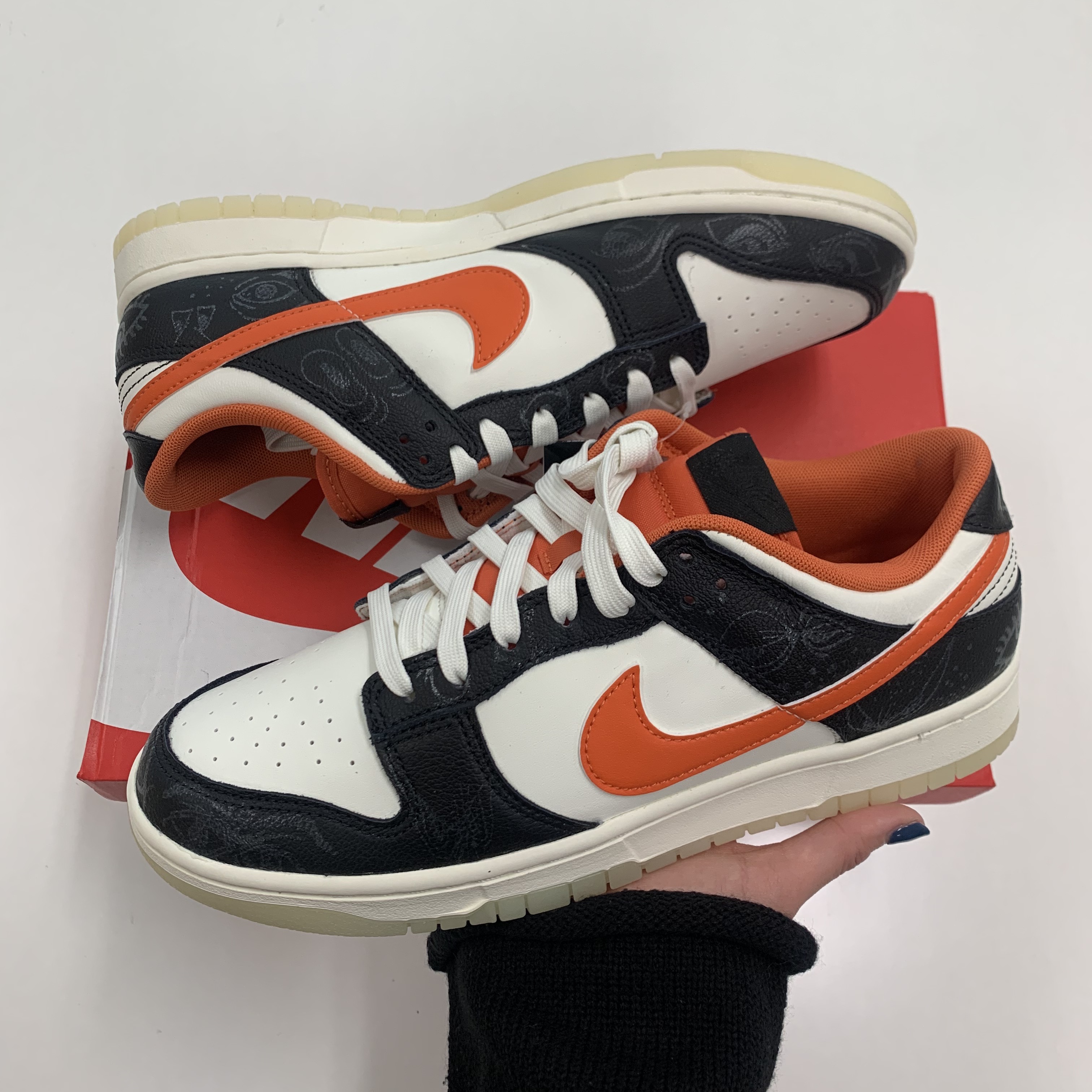 Nike Dunk Low Retro PRM Halloween 착용 스타일 - 1