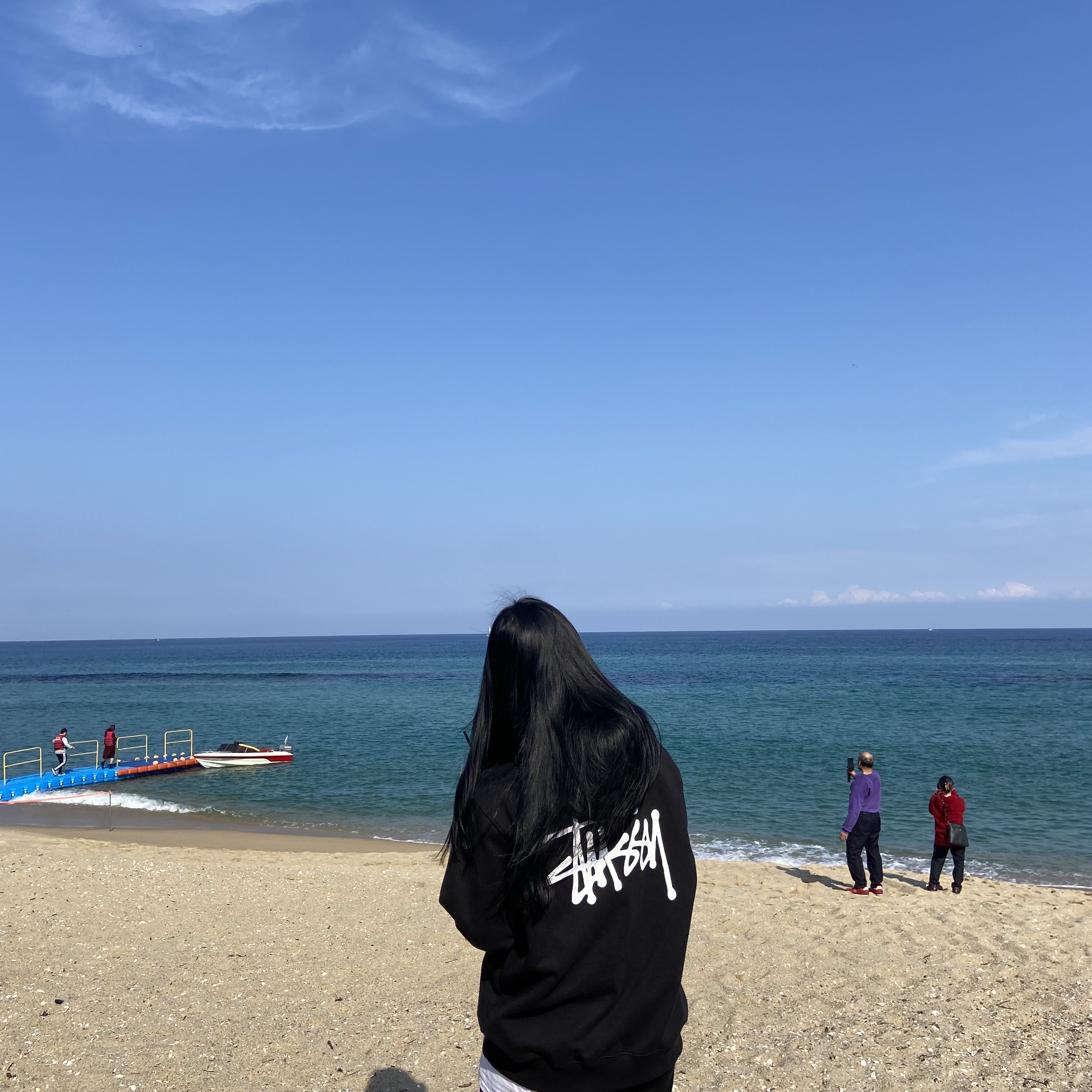 Stussy Basic Stussy Hoodie Black 2021 착용 스타일