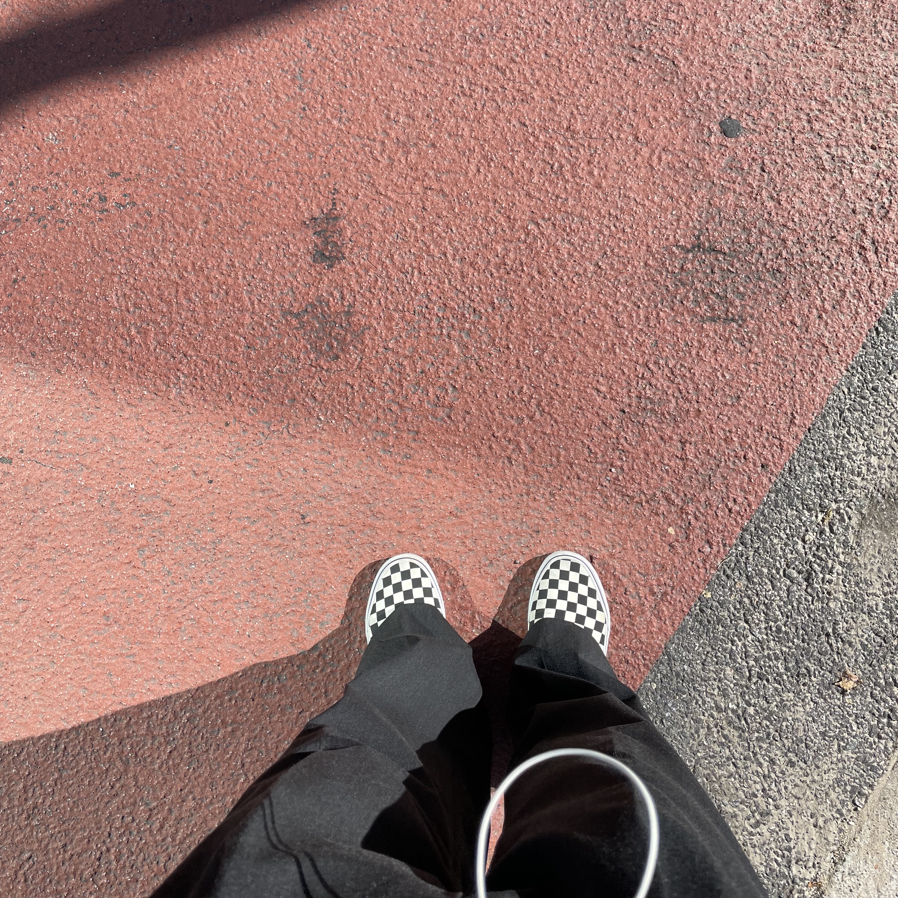 Vans Slip-On Checkerboard 착용 스타일