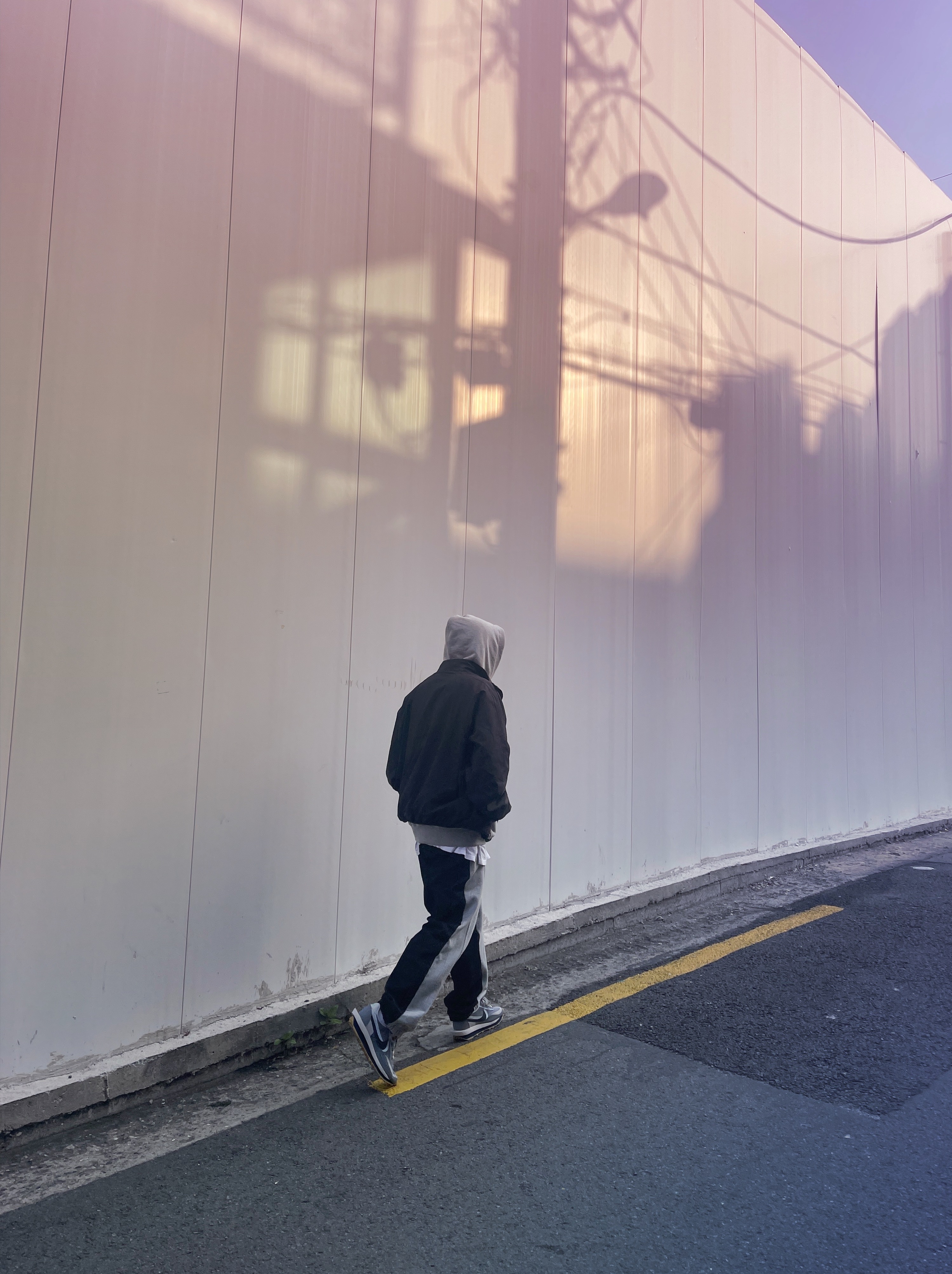 Nike x Sacai x Clot LDWaffle Cool Grey 착용 스타일