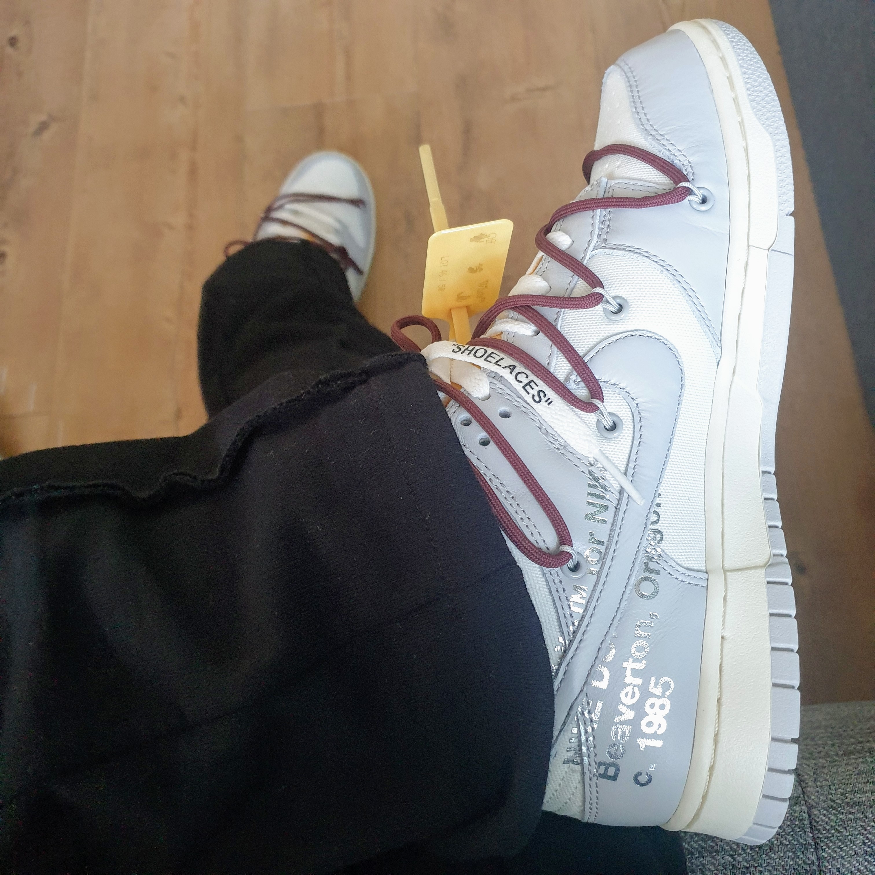 Nike x Off-White Dunk Low The 50 - Lot 46 착용 스타일