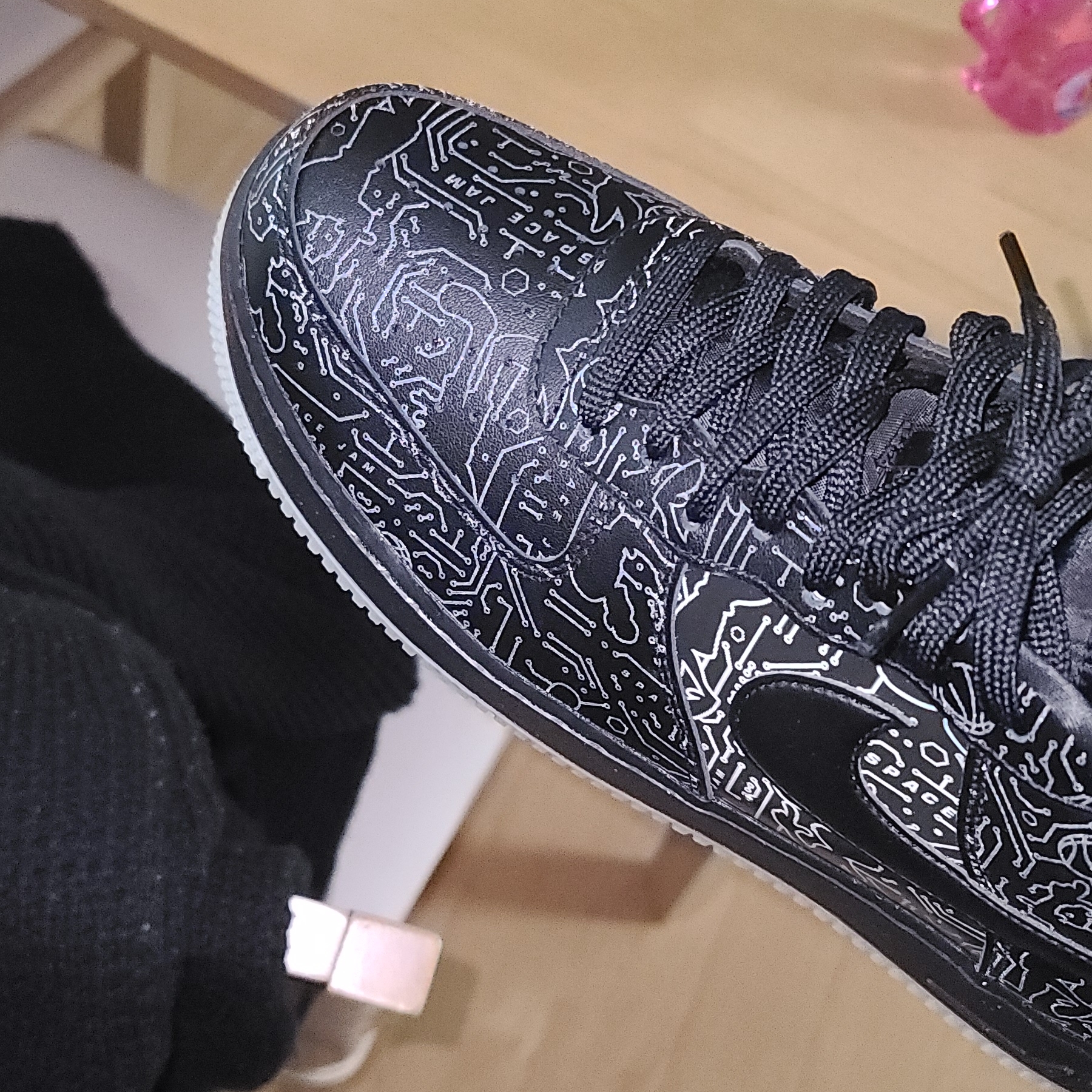 Nike x Space Jam: A New Legacy Air Force 1 '07 Computer Chip 착용 스타일 - 1