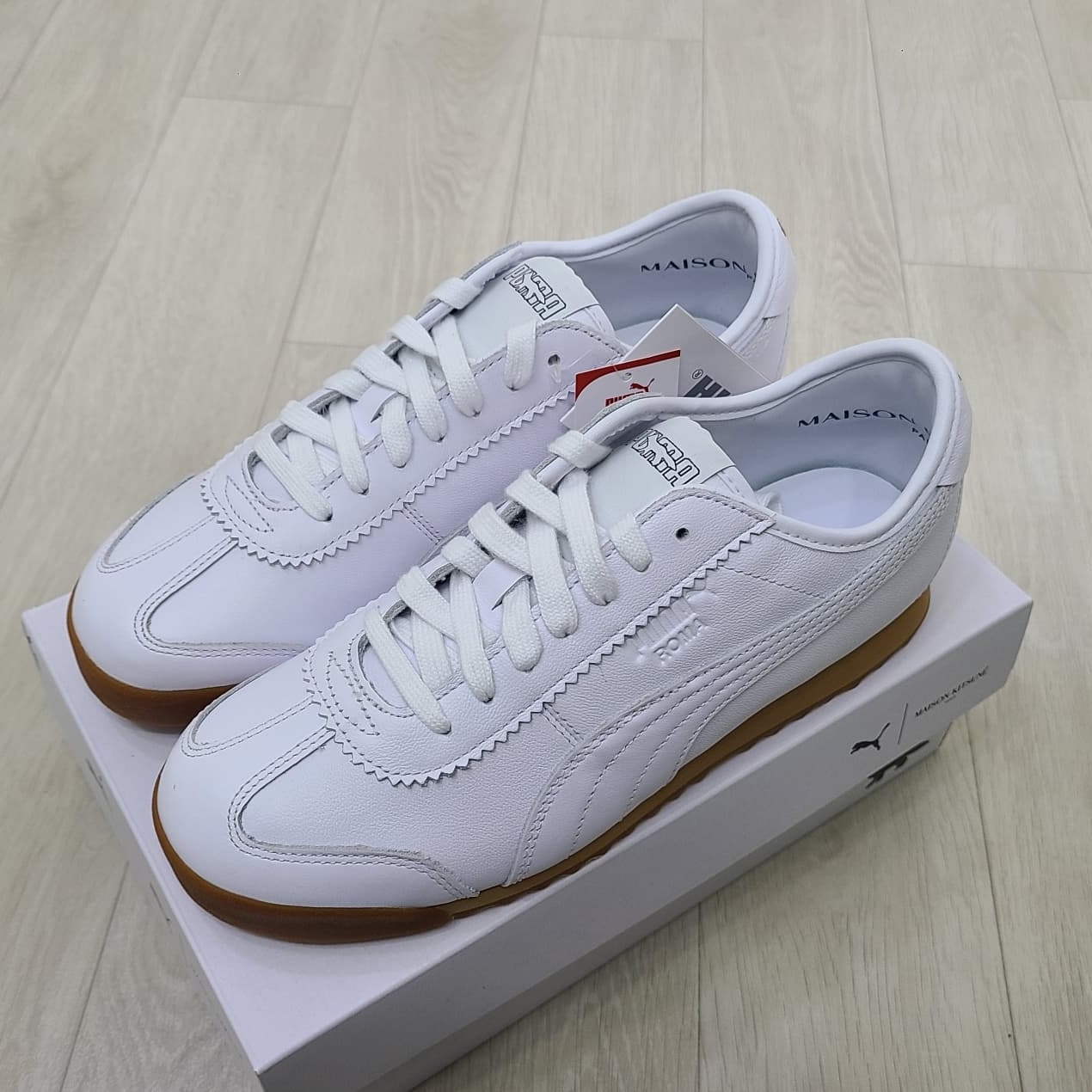 Puma x Maison Kitsune Roma White 착용 스타일 - 2