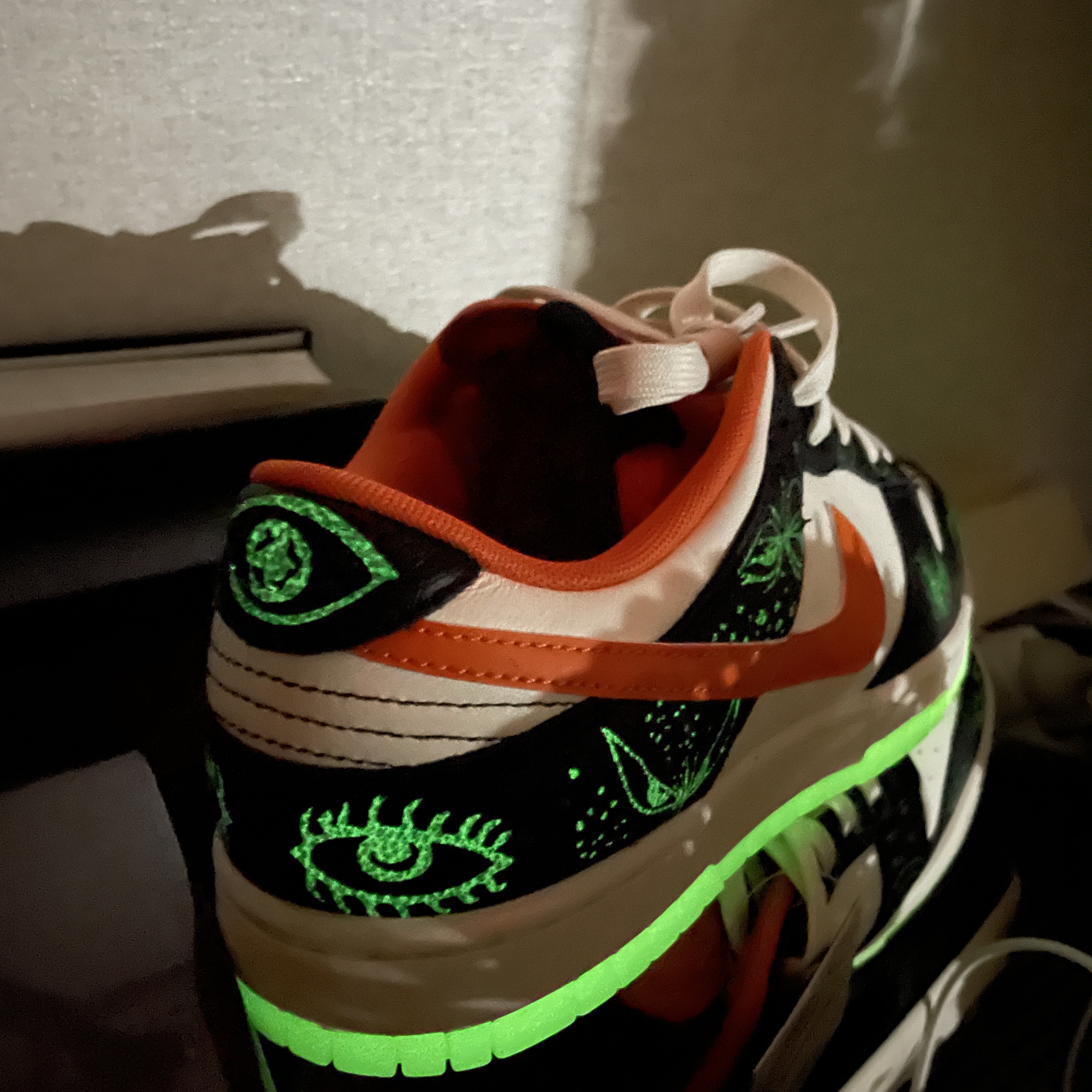 Nike Dunk Low Retro PRM Halloween 착용 스타일 - 2