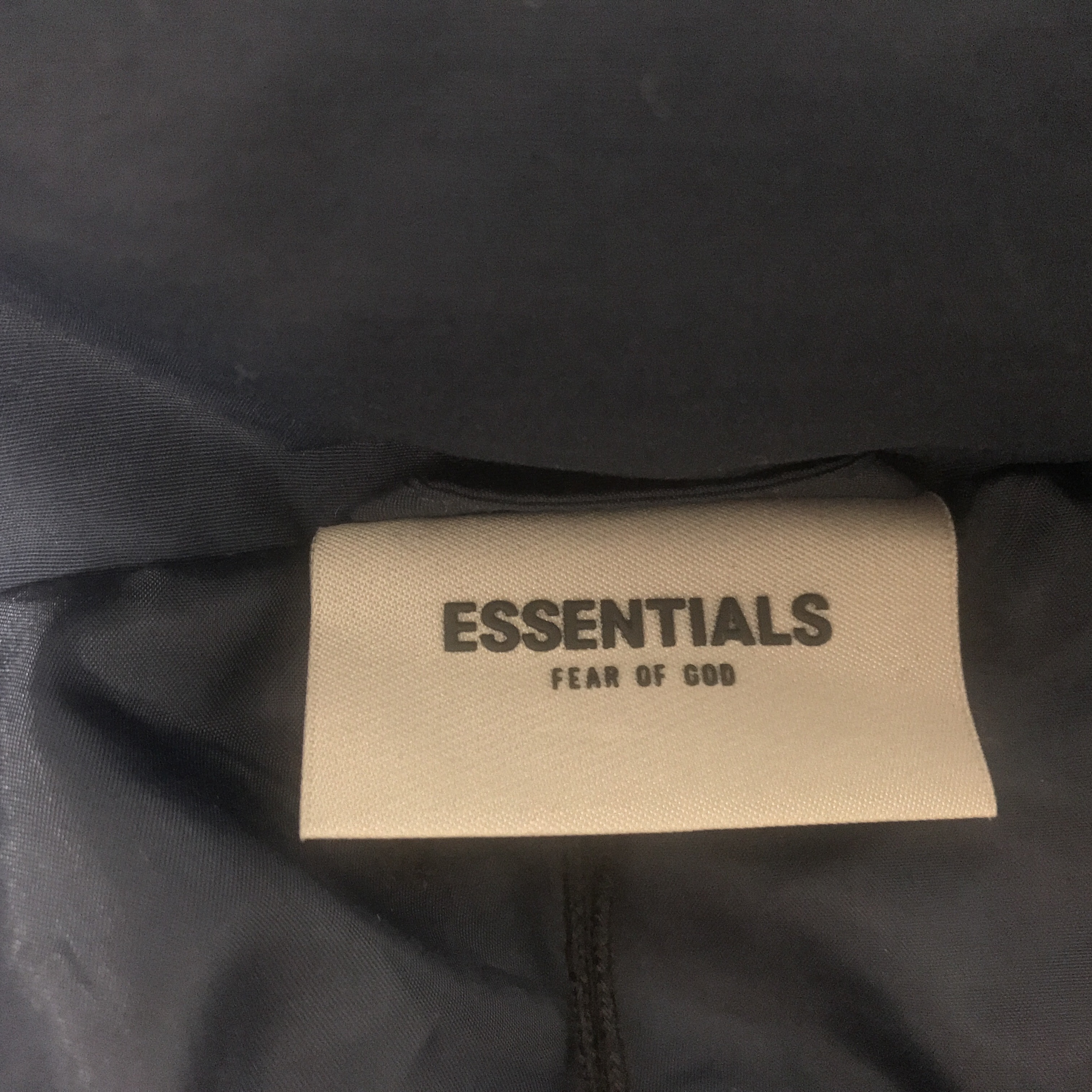 Essentials Puffer Jacket Navy/Dark Navy - Ssense Exclusive 착용 스타일 - 4