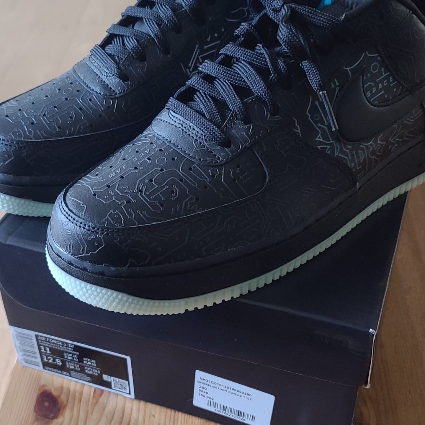 Nike x Space Jam: A New Legacy Air Force 1 '07 Computer Chip 착용 스타일 - 2