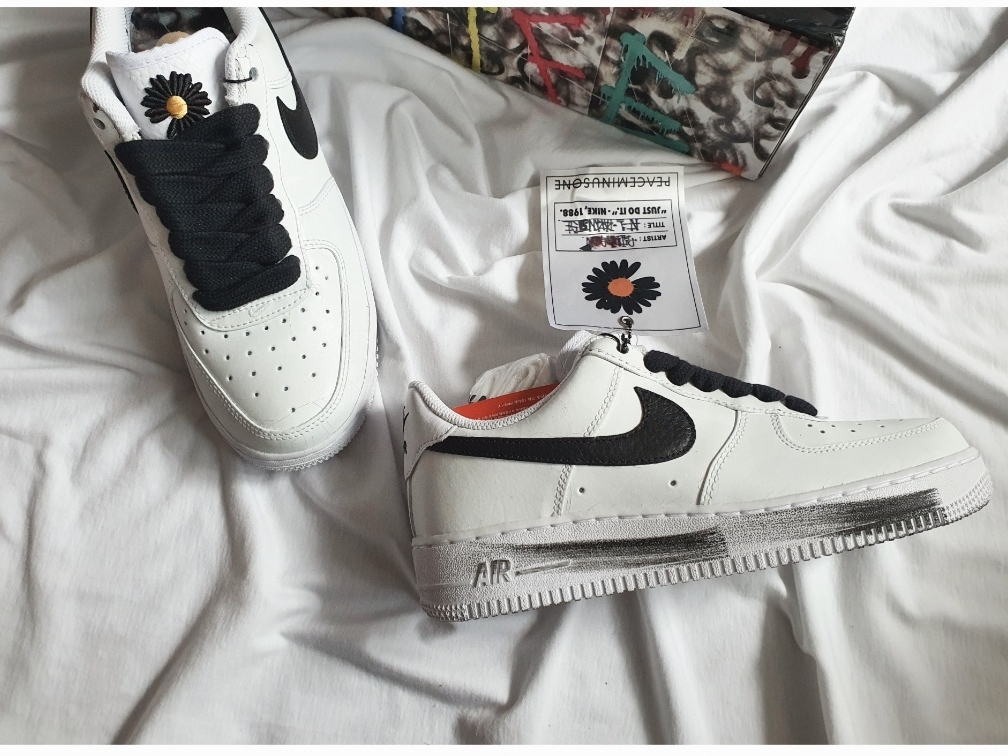 Nike x Peaceminusone Air Force 1 Low Para-Noise 2.0 착용 스타일 - 3
