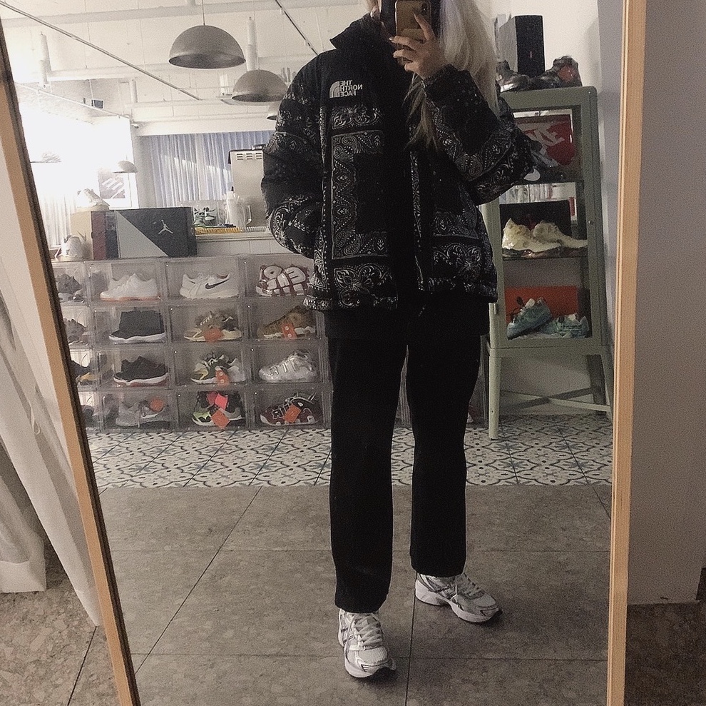 The North Face 1996 Novelty Nuptse Jacket Real Black - 21FW 착용 스타일