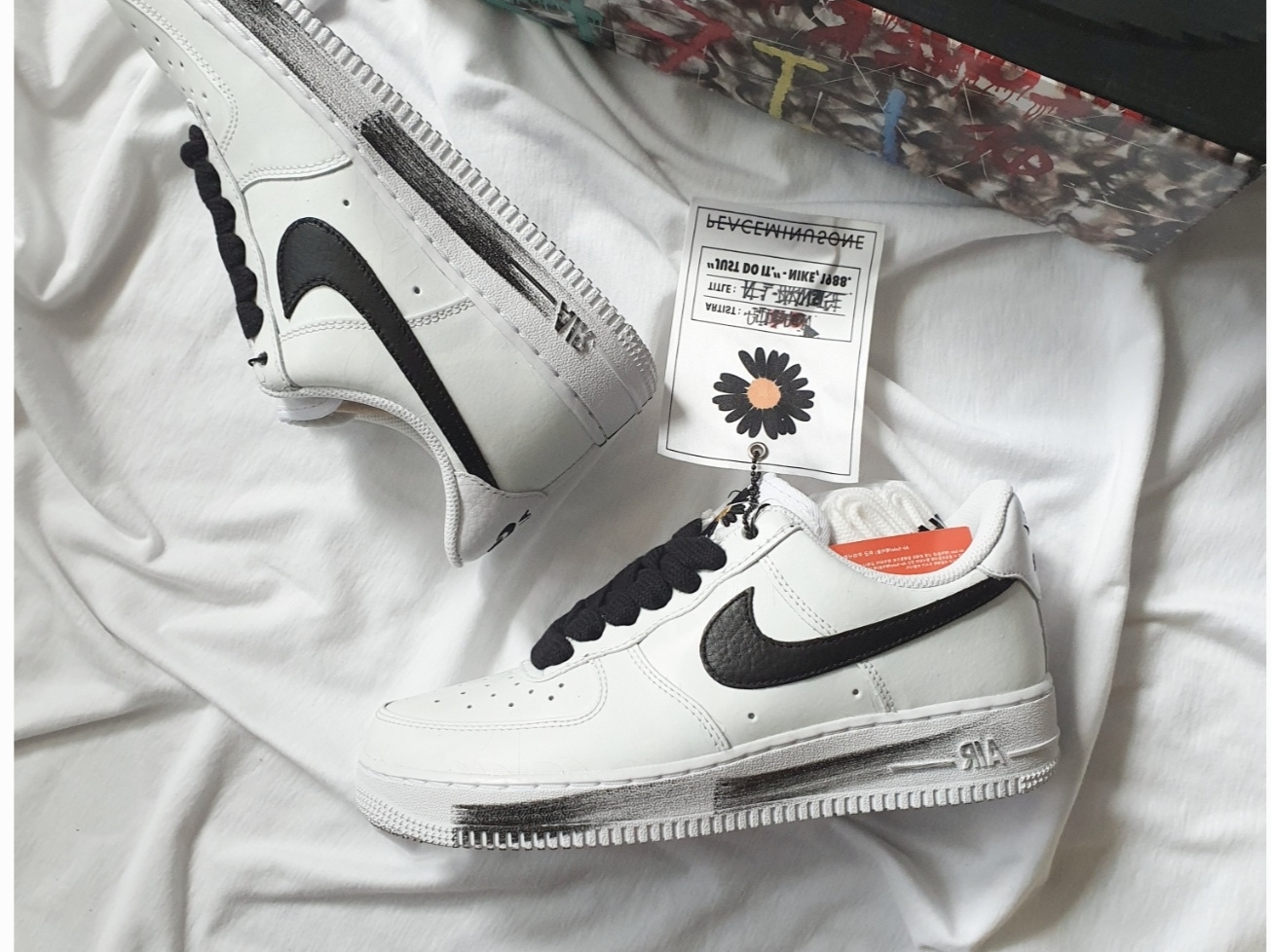 Nike x Peaceminusone Air Force 1 Low Para-Noise 2.0 착용 스타일 - 2