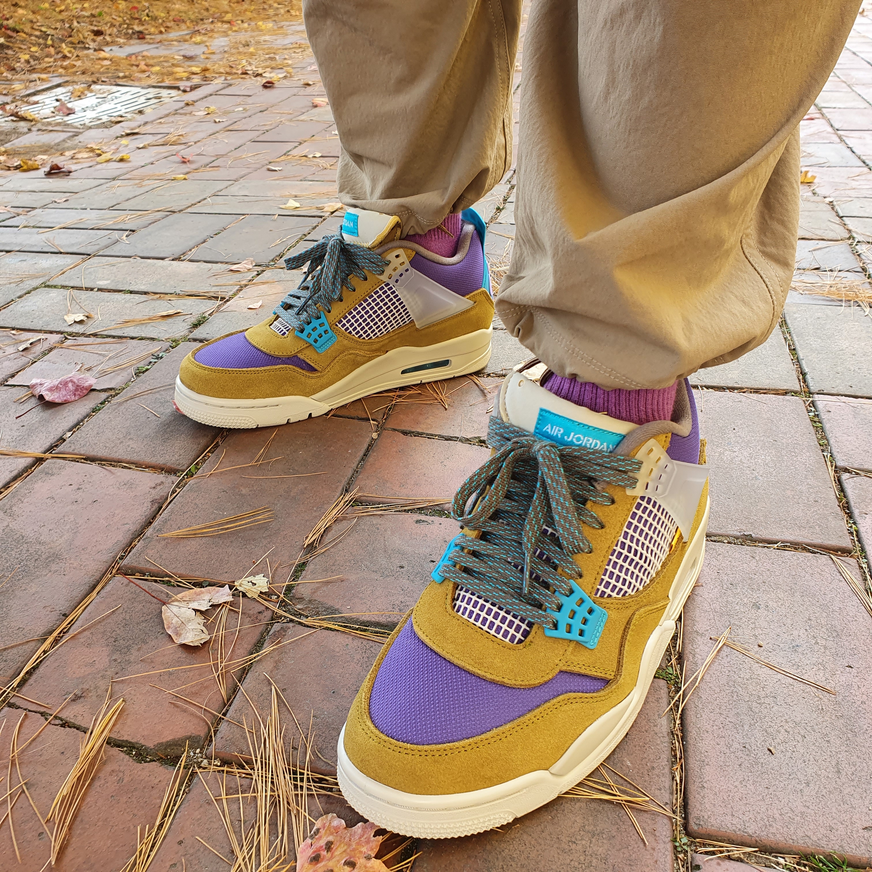 Jordan 4 x Union Retro SP Desert Moss 착용 스타일