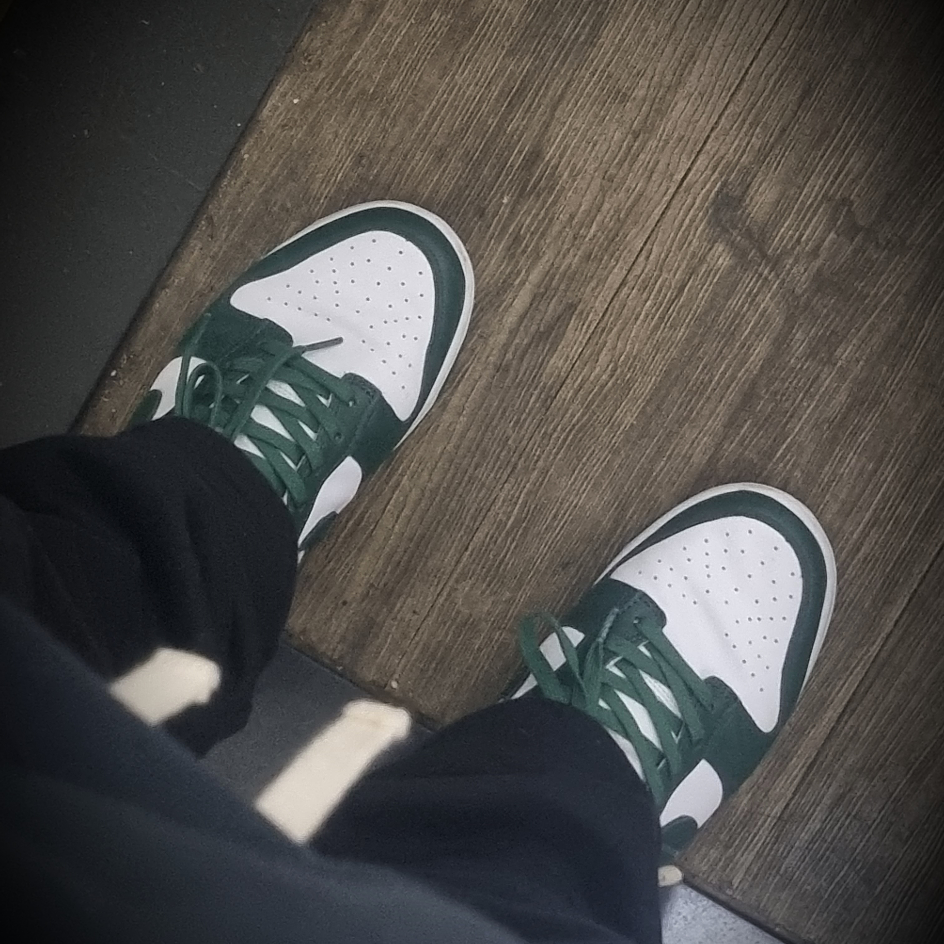 Nike Dunk Low Retro Varsity Green 착용 스타일