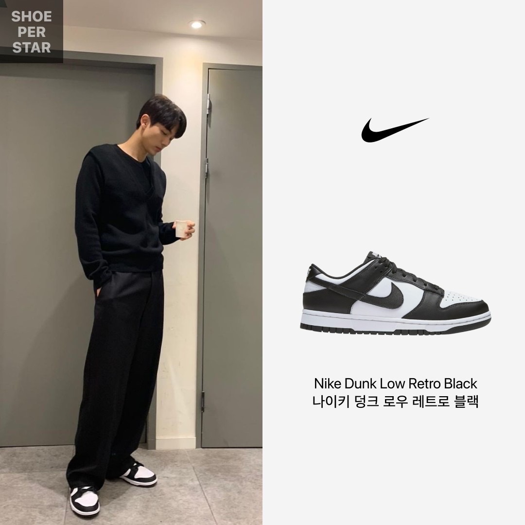 Nike Dunk Low Retro Black, Nike x Sacai x Undercover LDWaffle Black Bright Citron 착용 스타일 - 2