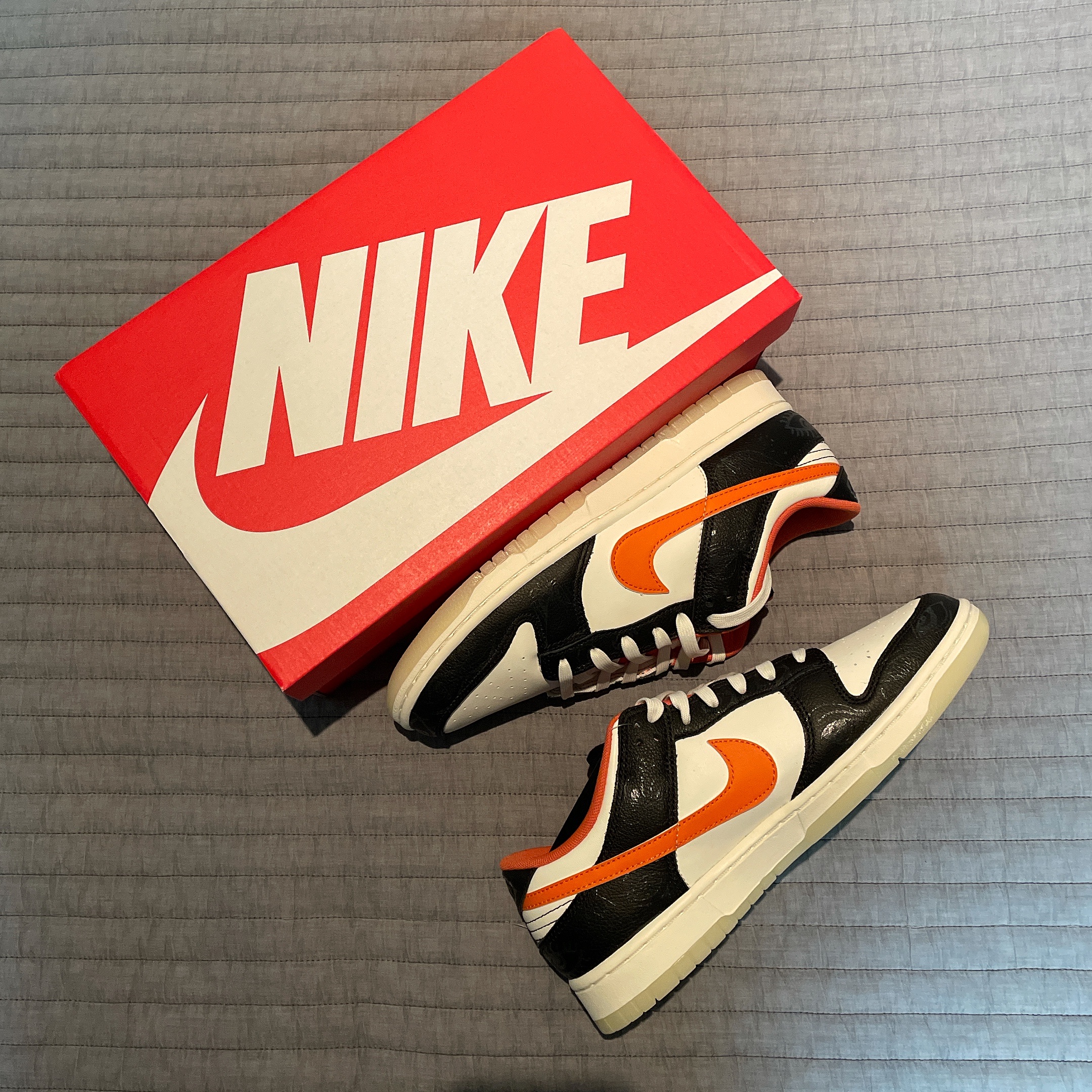 Nike Dunk Low Retro PRM Halloween 착용 스타일 - 5