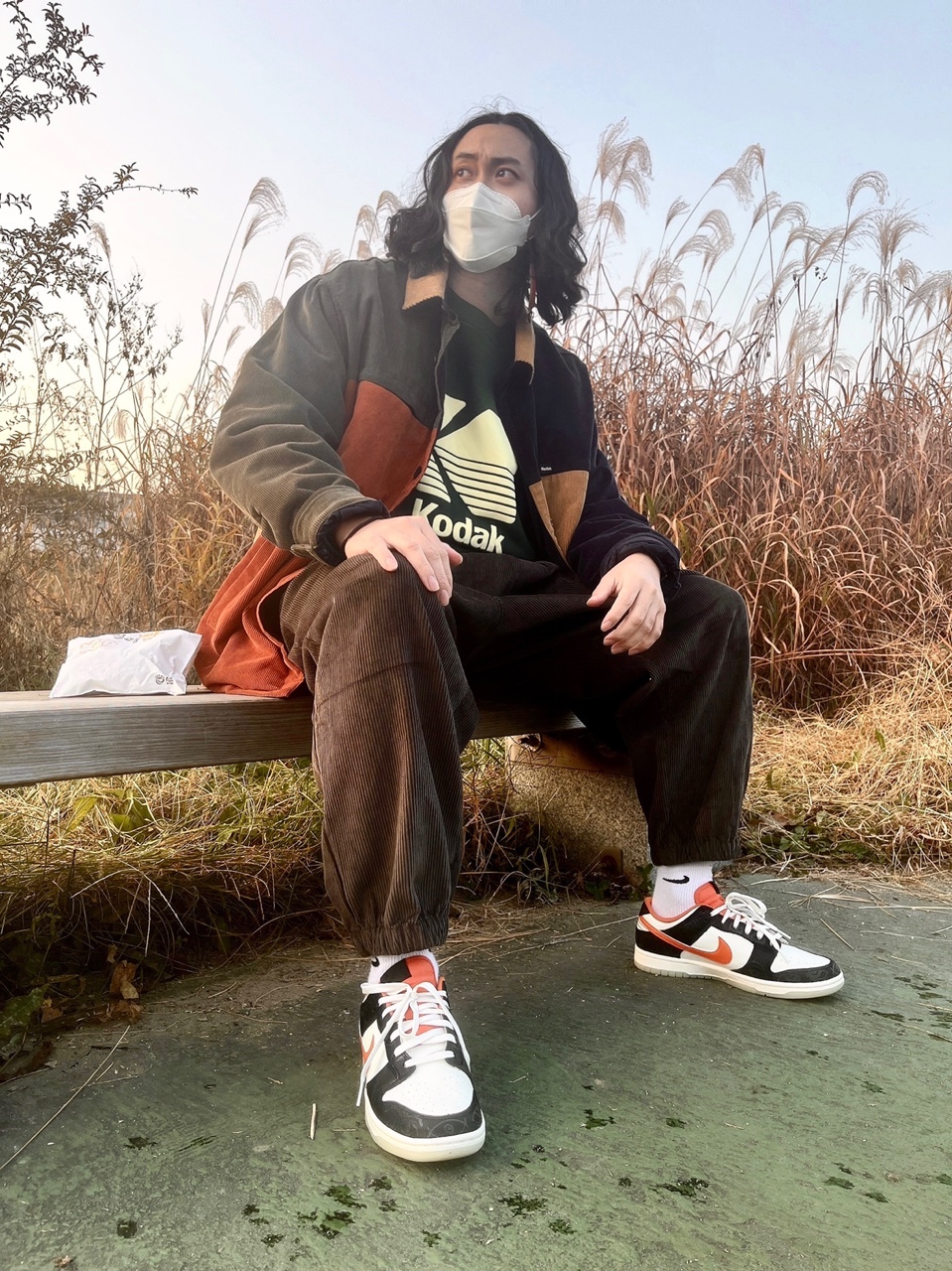 Nike Dunk Low Retro PRM Halloween 착용 스타일 - 2