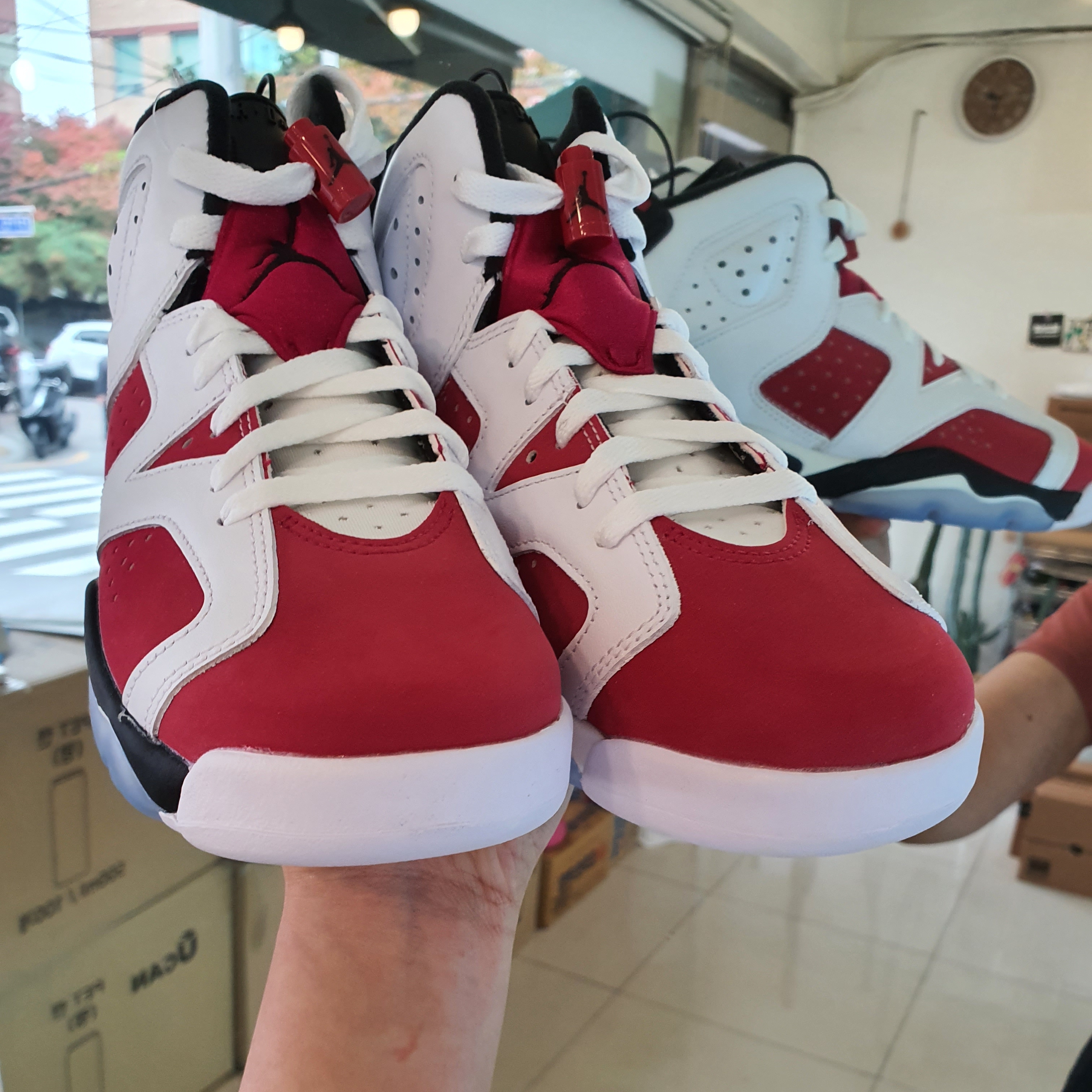 (GS) Jordan 6 Retro Carmine 2021 착용 스타일